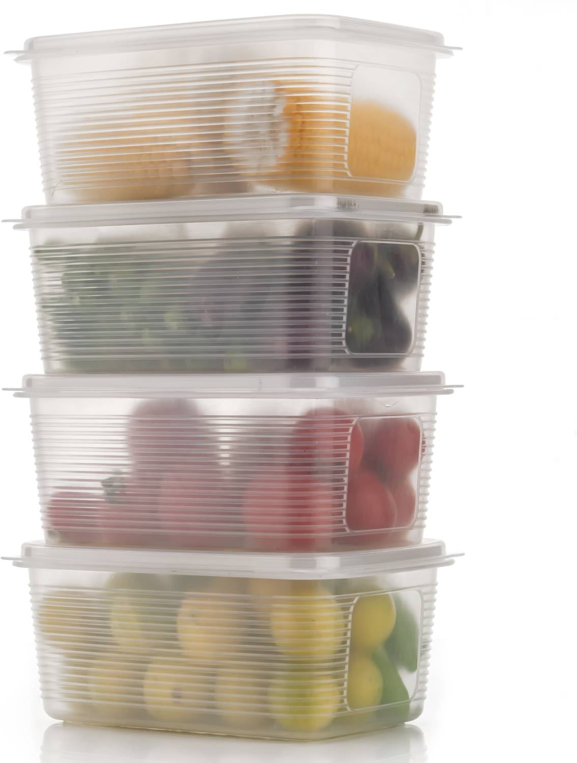 3D METRO SUPER STORE Plastic Fridge Container  - 2000 ml
