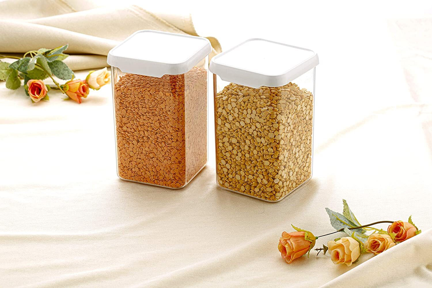 Image of Qtrix Plastic Grocery Container - 1100 ml
