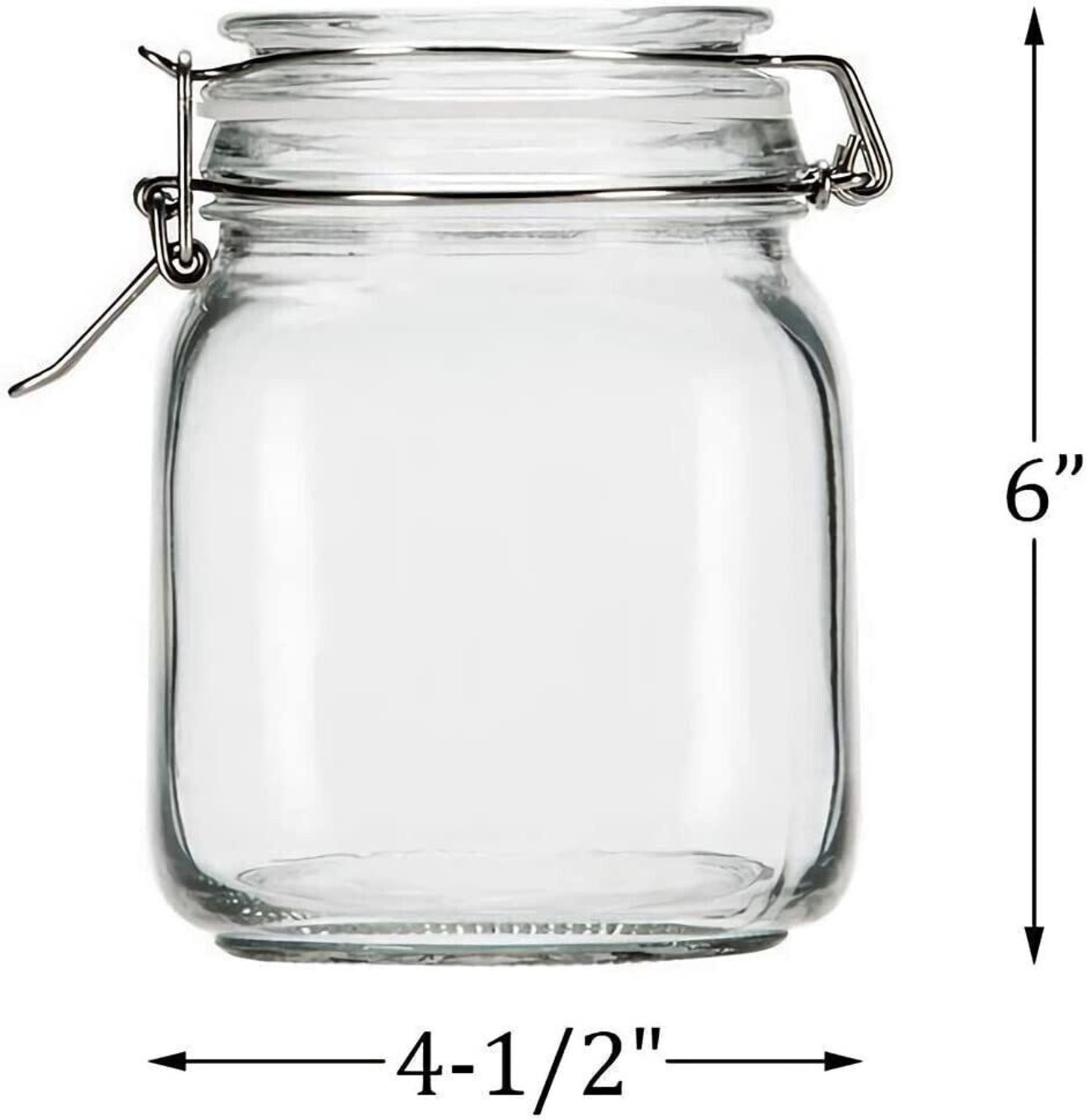 Image of Hemtik Glass Pickle Jar - 750 ml