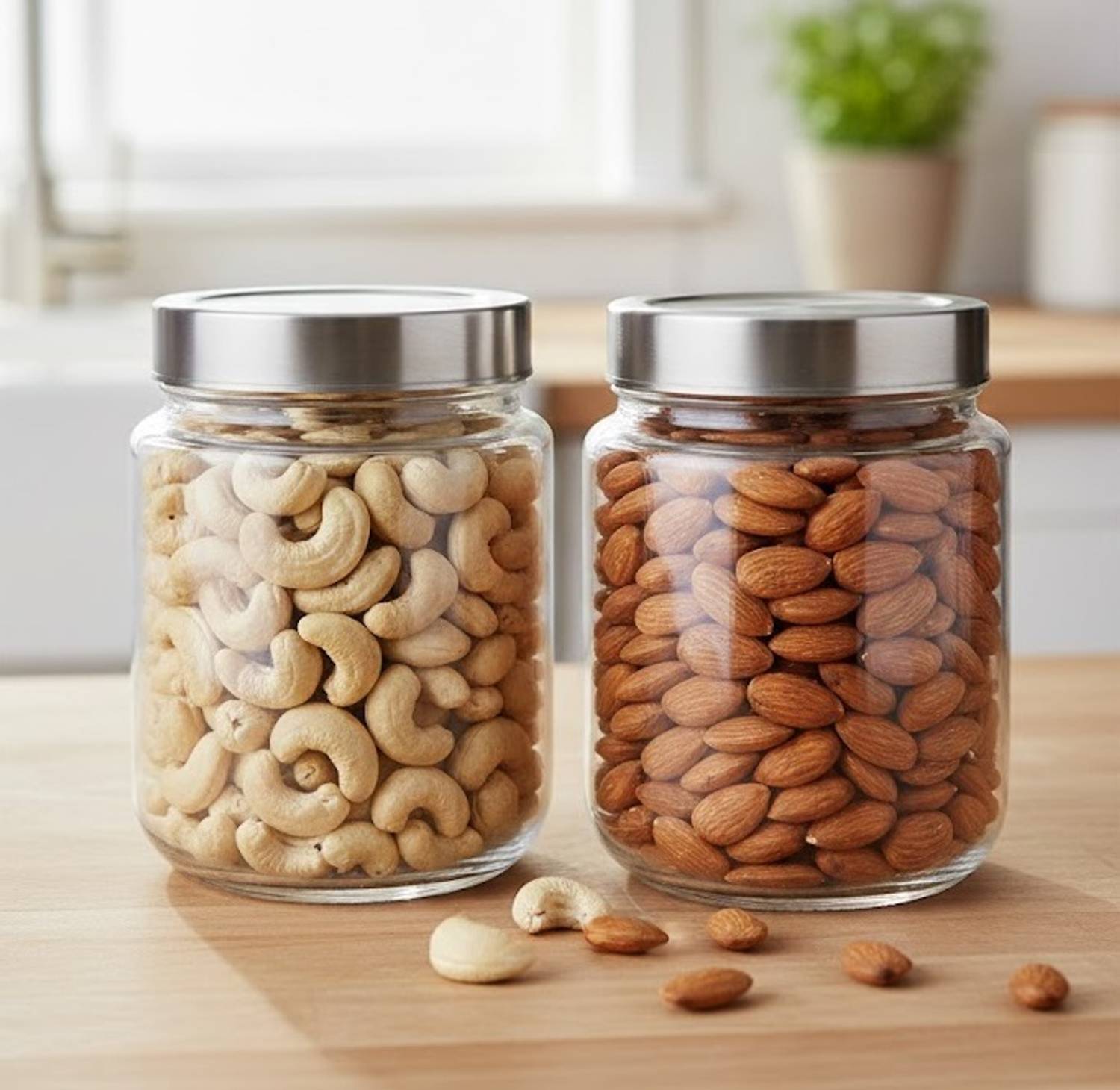 AAnami Glass Pickle Jar  - 1000 ml