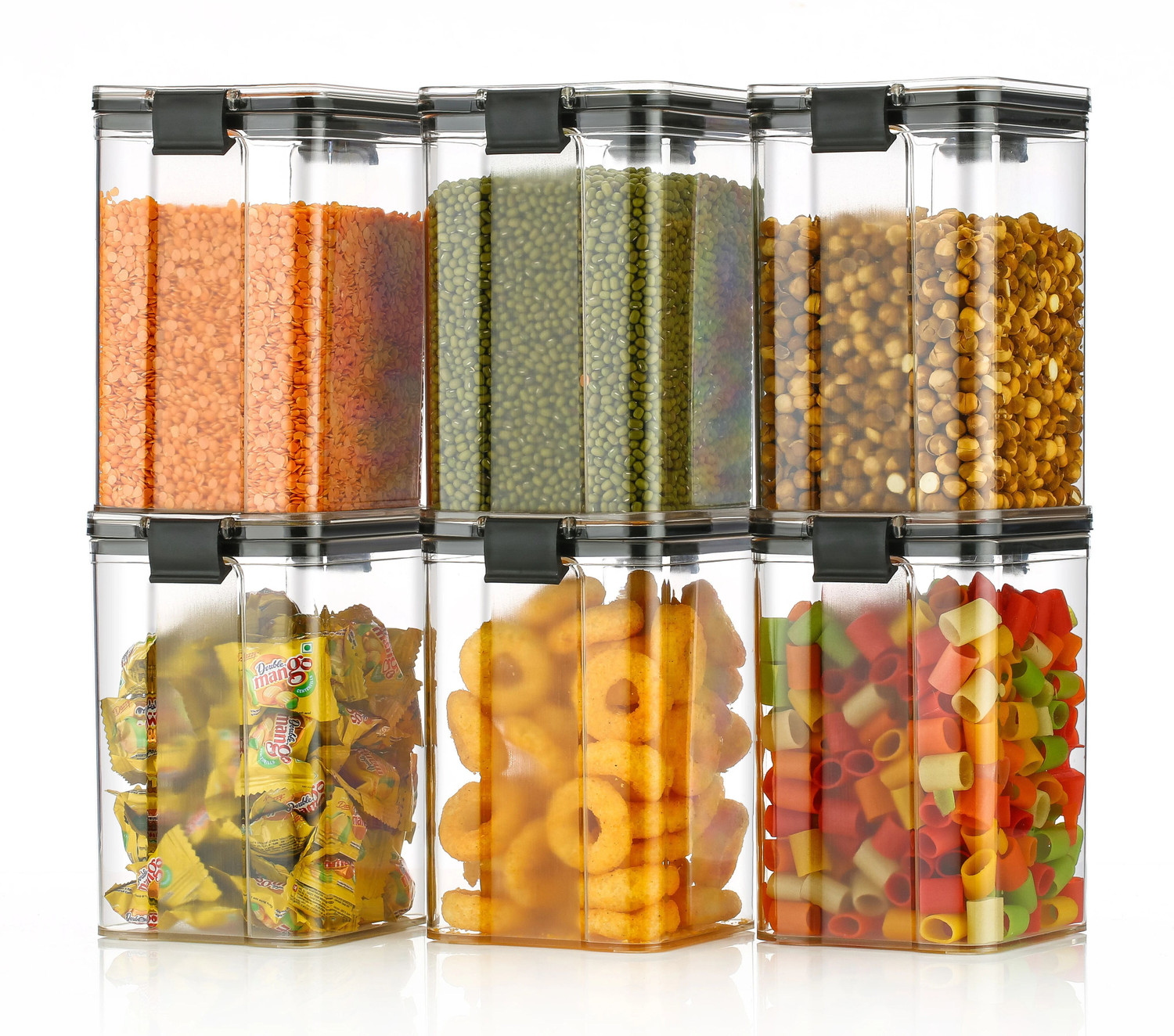 Image of ADMONITION Plastic Grocery Container - 1000 ml