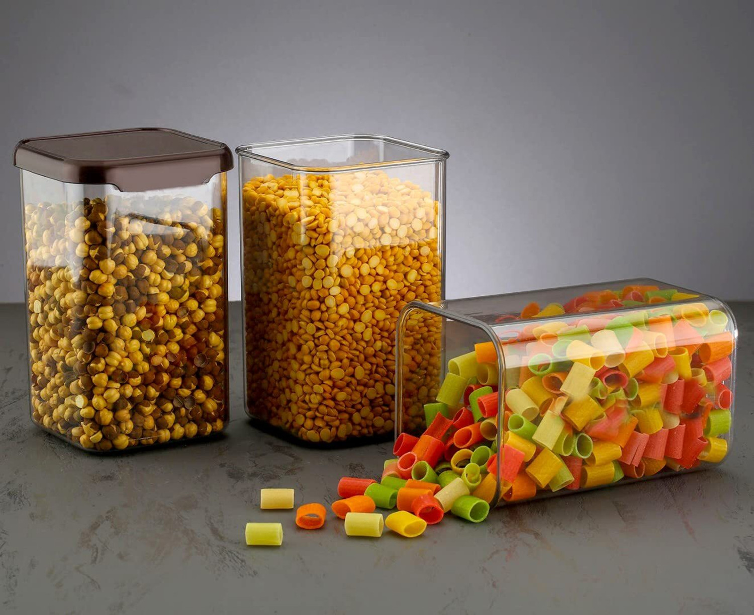 Image of Qtrix Plastic Grocery Container - 1100 ml