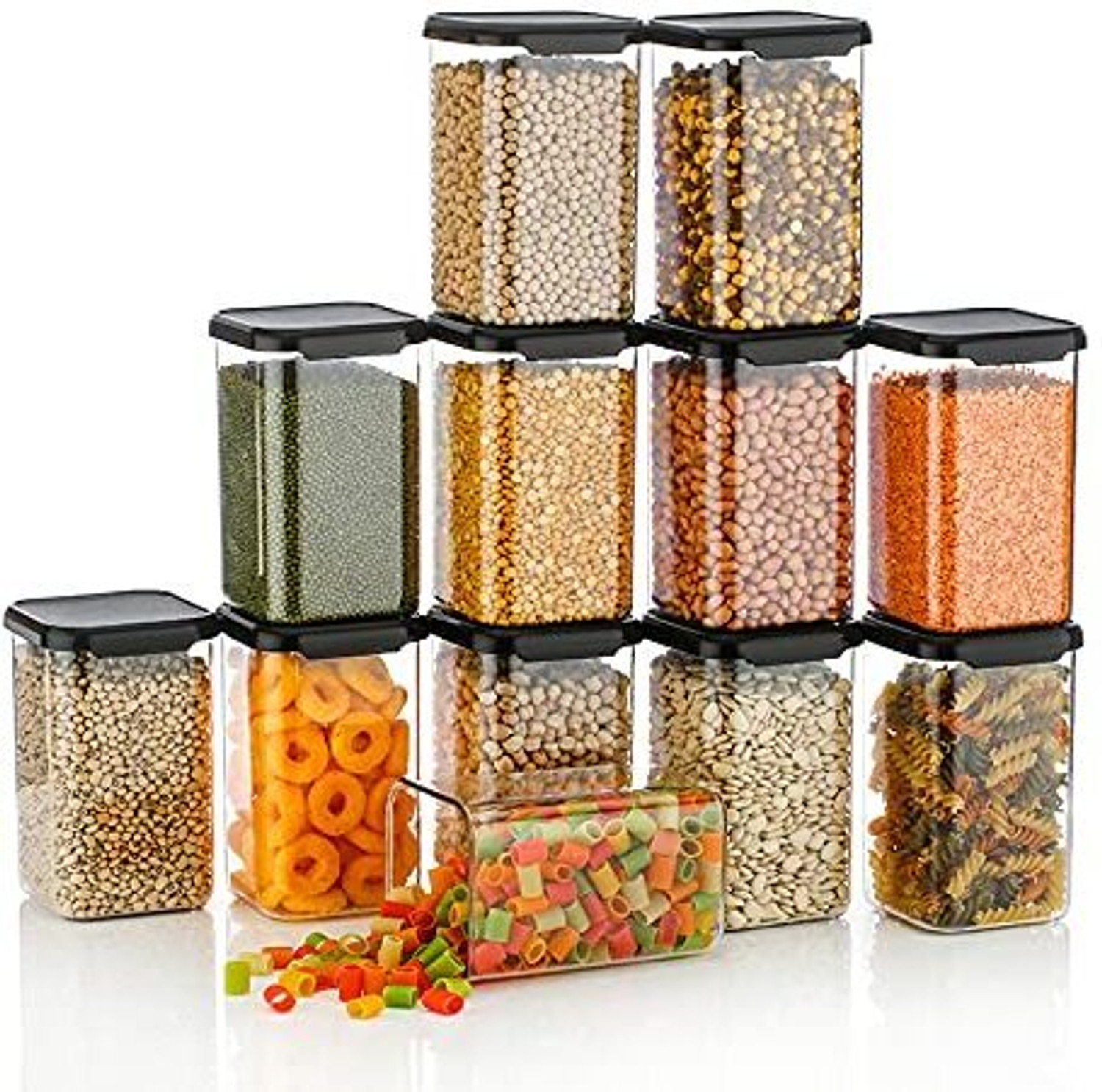 Image of Qtrix Plastic Grocery Container - 1100 ml