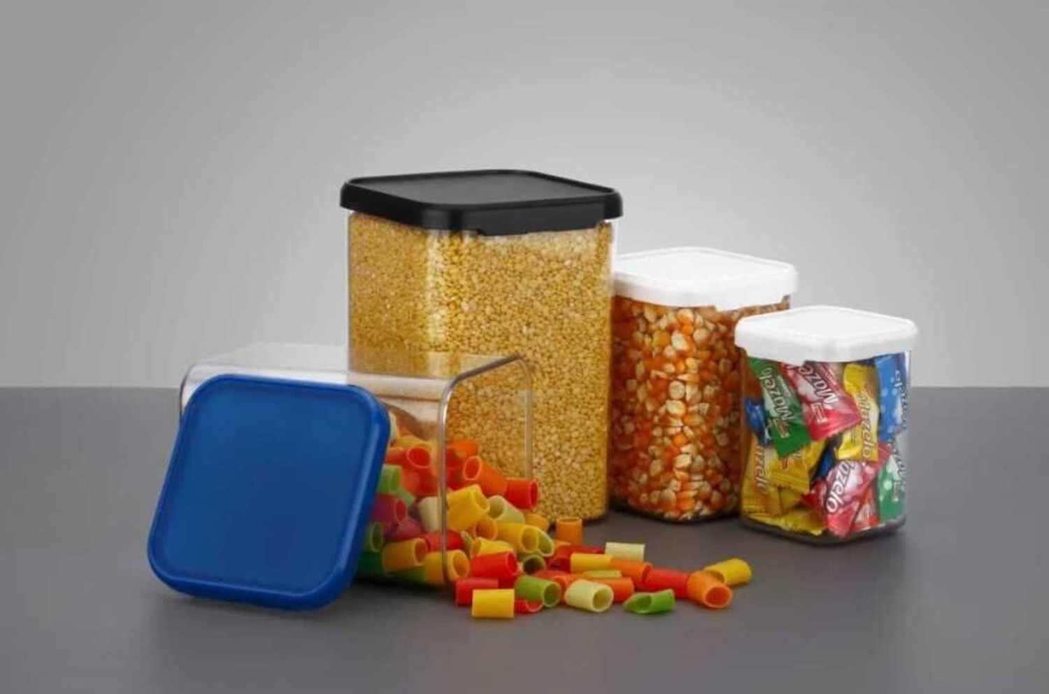 Image of ORSALE Plastic Utility Container - 1400 ml, 900 ml, 600 ml, 300 ml, 250 ml