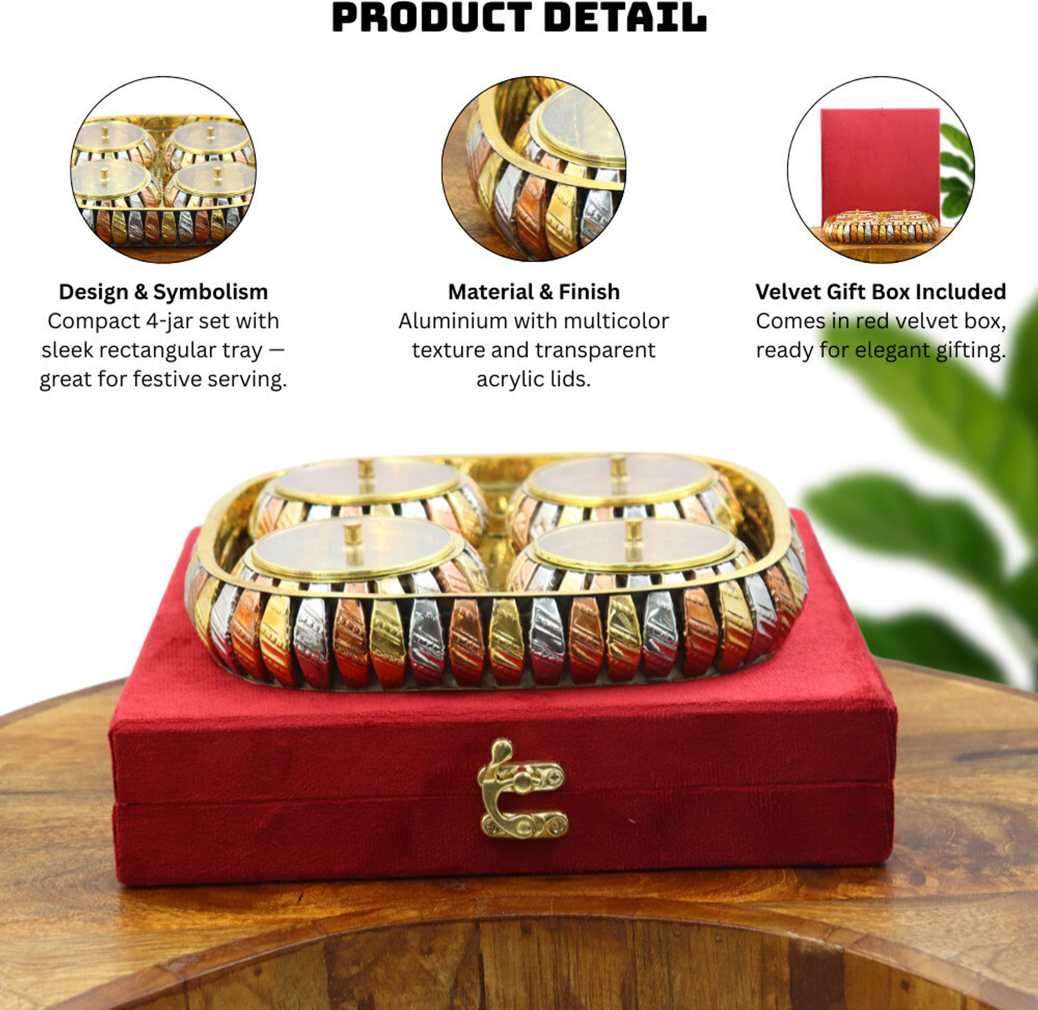 Image of Internatioinal Gift Gold Plated Utility Container - 100 g