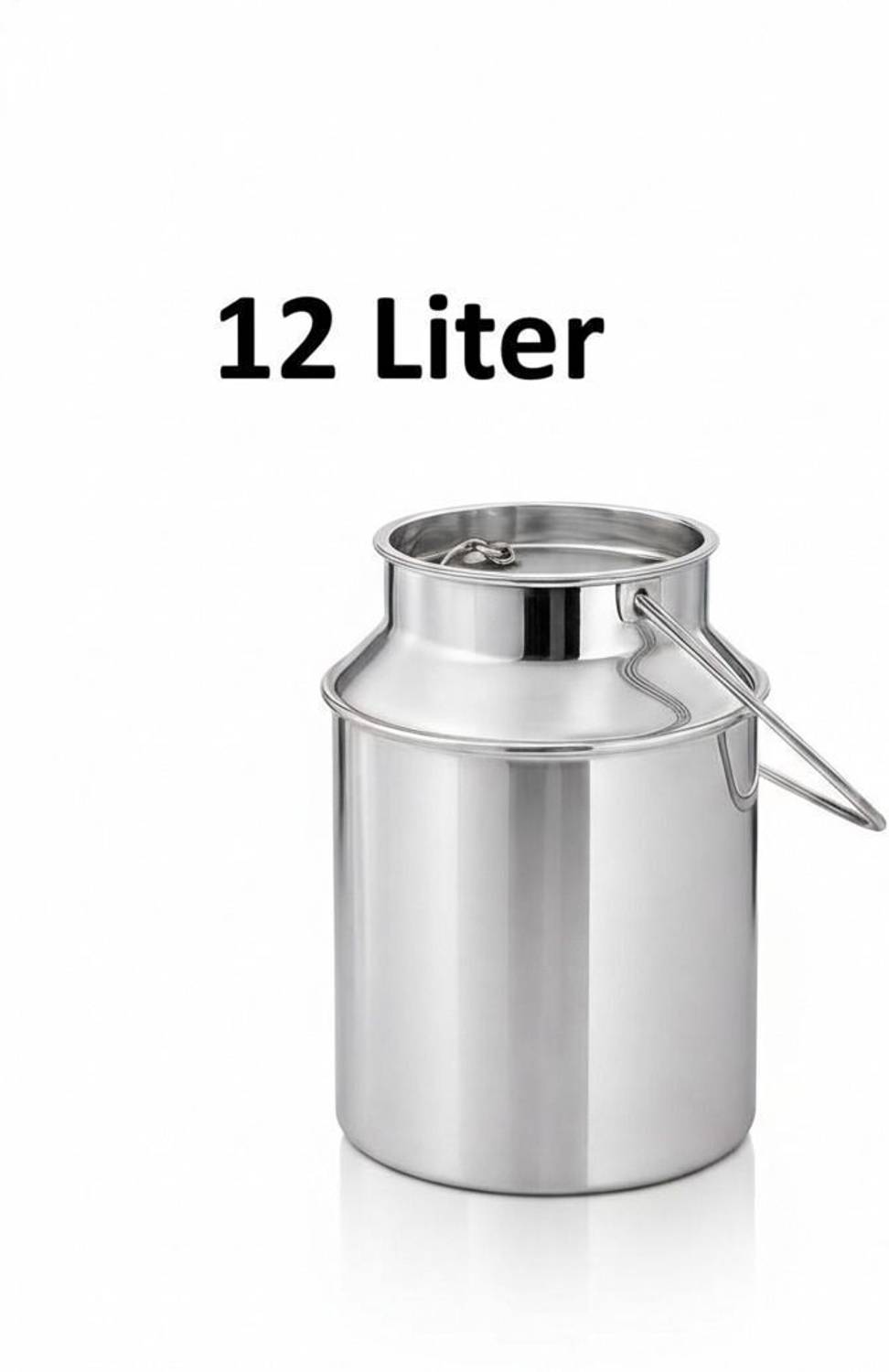 Steelika Stainless Steel Milk Container - 12 L — Storage Containers & Jars