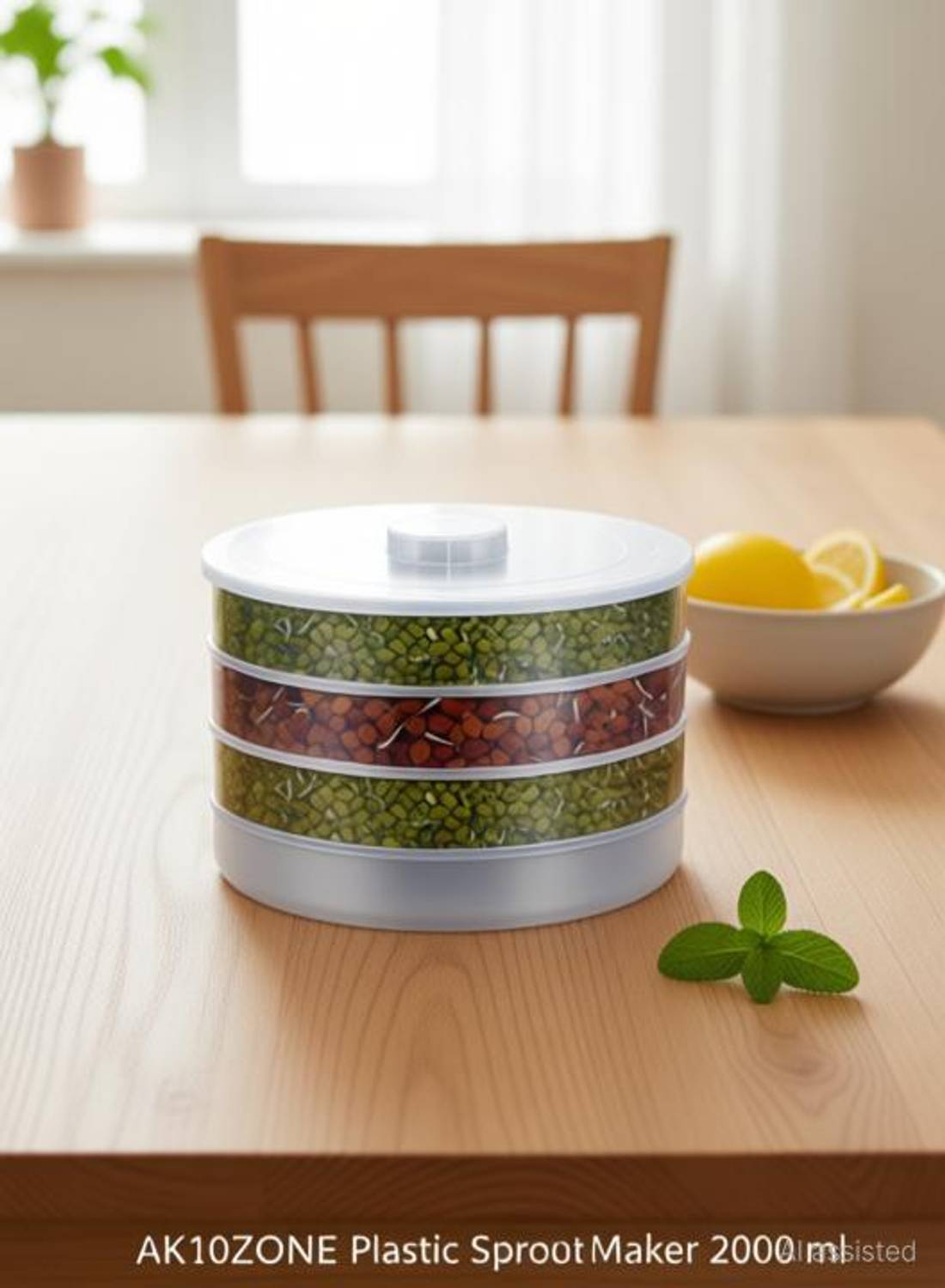 AK10ZONE Plastic Sprout Maker  - 2000 ml