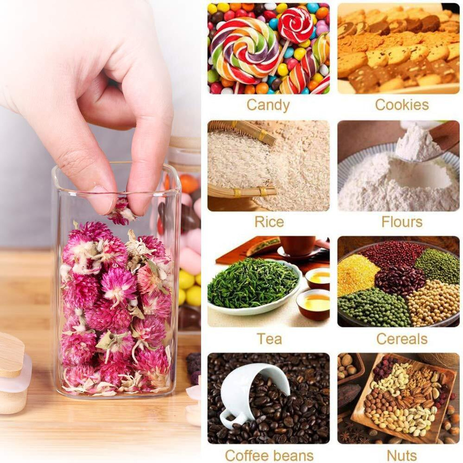 Image of jay gatrad seller Glass Grocery Container - 270 ml