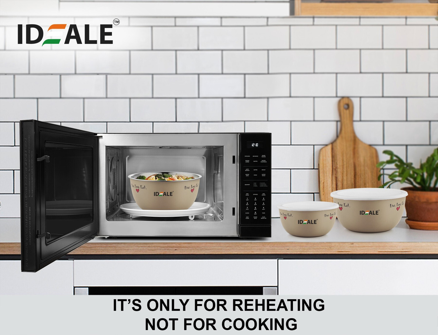 Image of Ideale Steel Fridge Container - 500 ml, 1250 ml, 750 ml