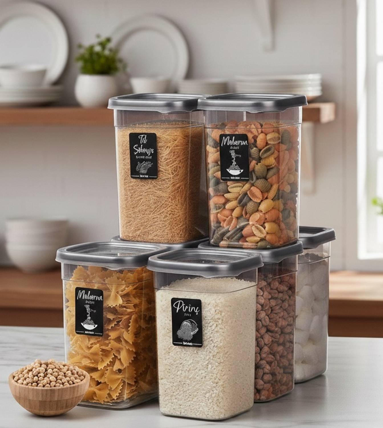 3D METRO SUPER STORE Plastic Grocery Container - 1.1 L - Image 4