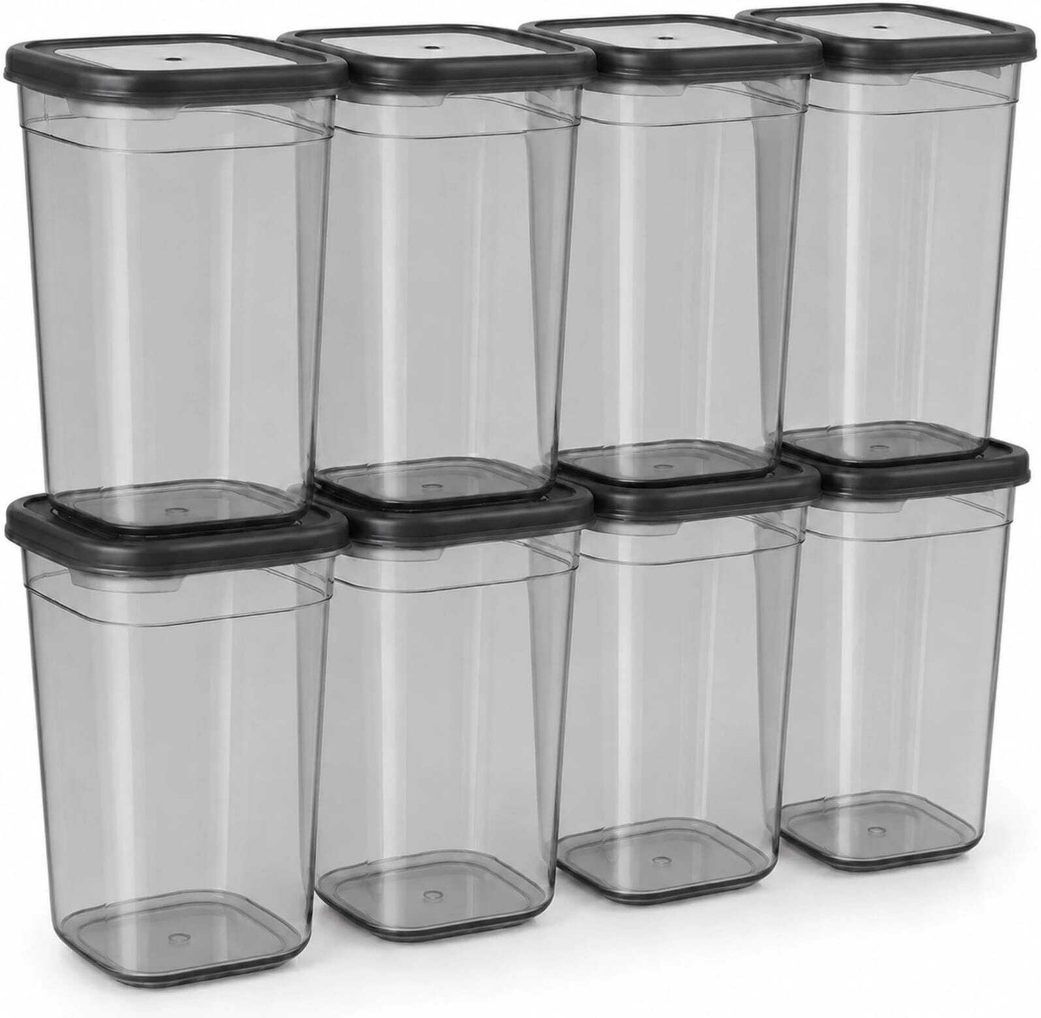 Image of Homemet Plastic Grocery Container - 1200 ml