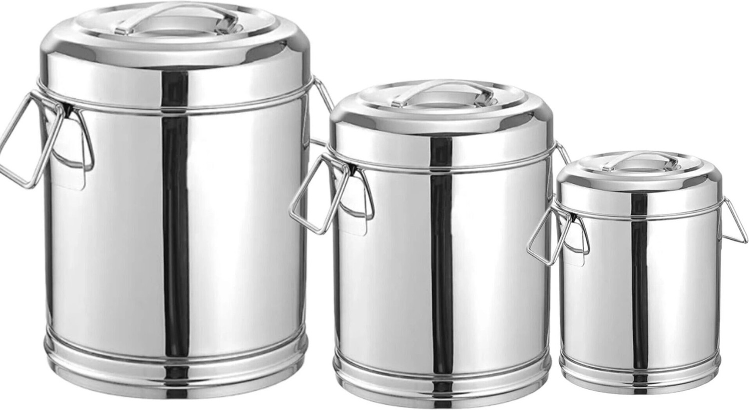 Image of ARGKW Stainless Steel Grocery Container - 29 L, 20 L, 10 L