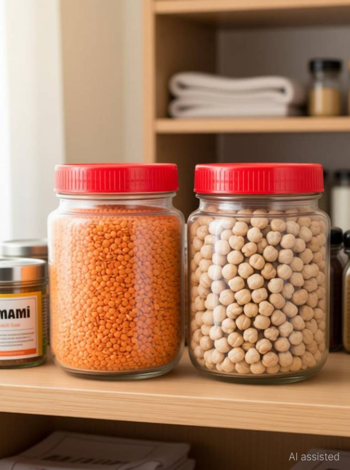 AAnami Glass Pickle Jar  - 1000 ml