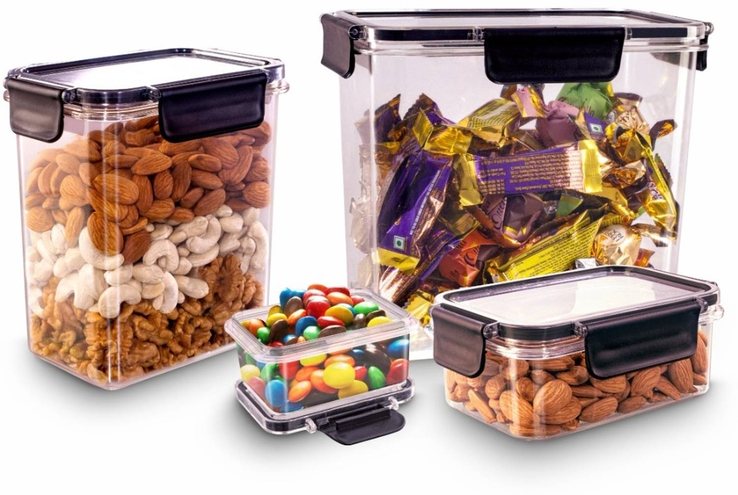 Antic Plastic Grocery Container  - 200 ml, 400 ml, 1200 ml, 2500 ml
