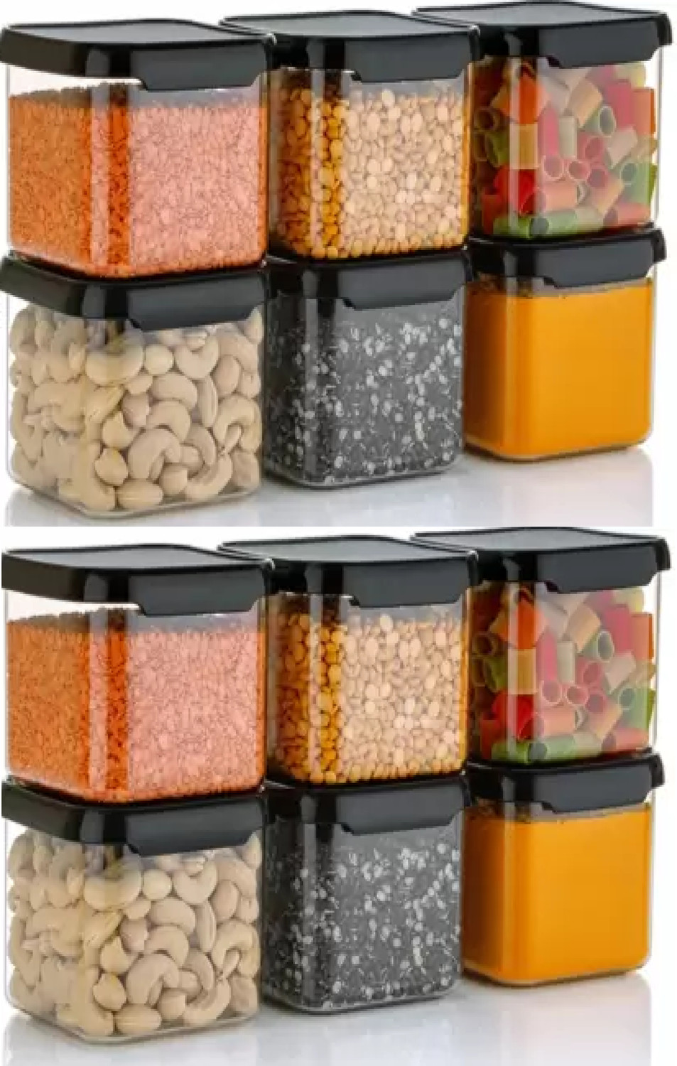 Image of Qtrix Plastic Grocery Container - 500 ml
