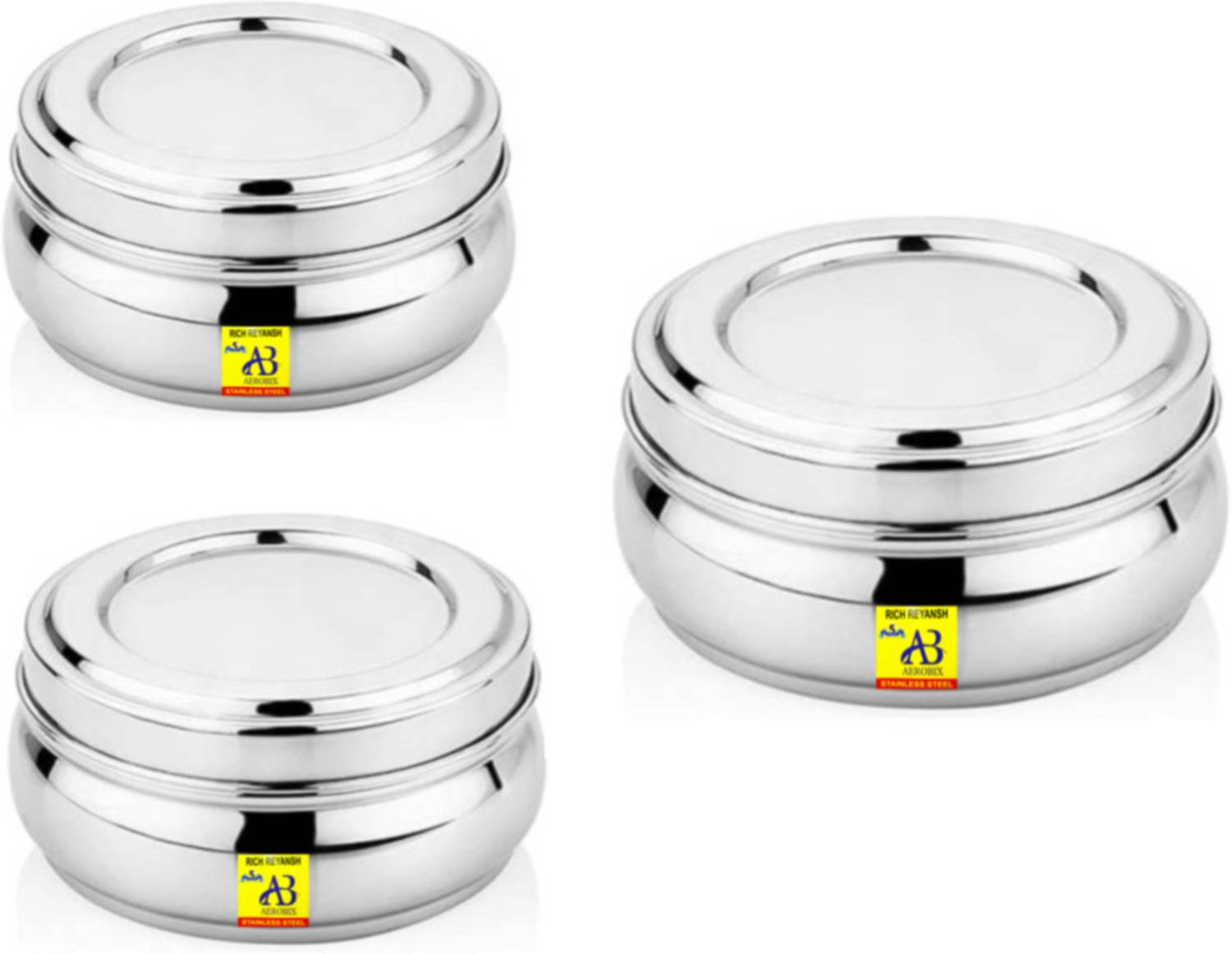 AEROBIX Steel Grocery Container - 200 ml
