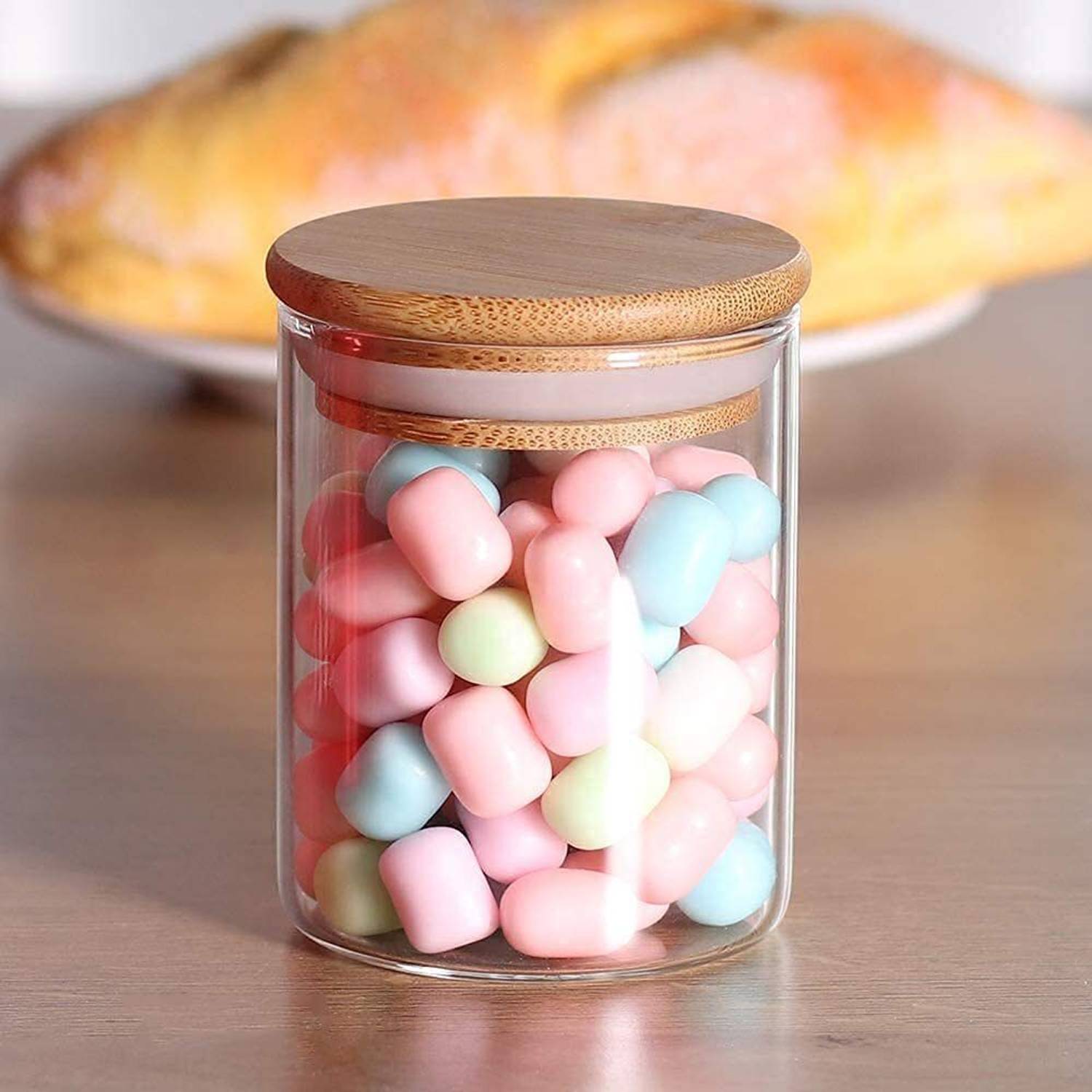 AAnami Glass Grocery Container - 220 ml