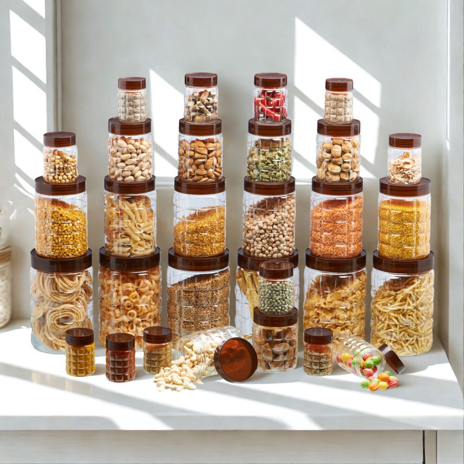 Image of SCL Steelo Plastic Grocery Container - 200 ml, 300 ml, 600 ml, 1200 ml, 2000 ml