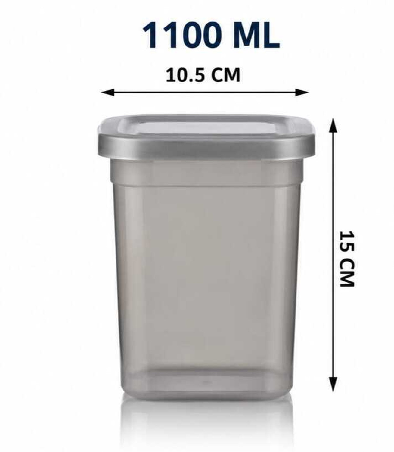 Image of Sentricus Plastic Grocery Container - 500 ml, 1100 ml