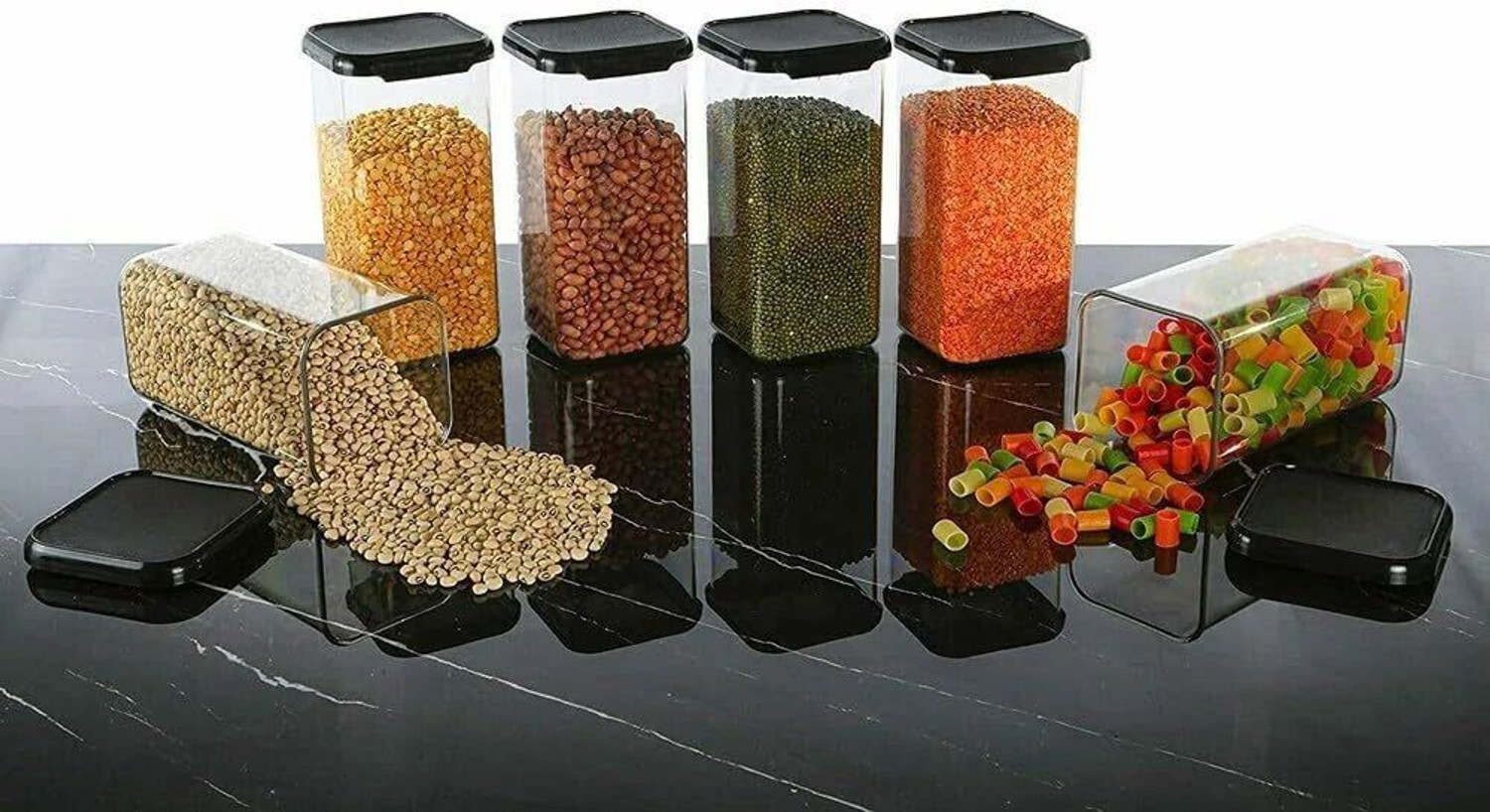 Image of Shopixo Plastic Grocery Container - 500 ml, 1100 ml, 1500 ml