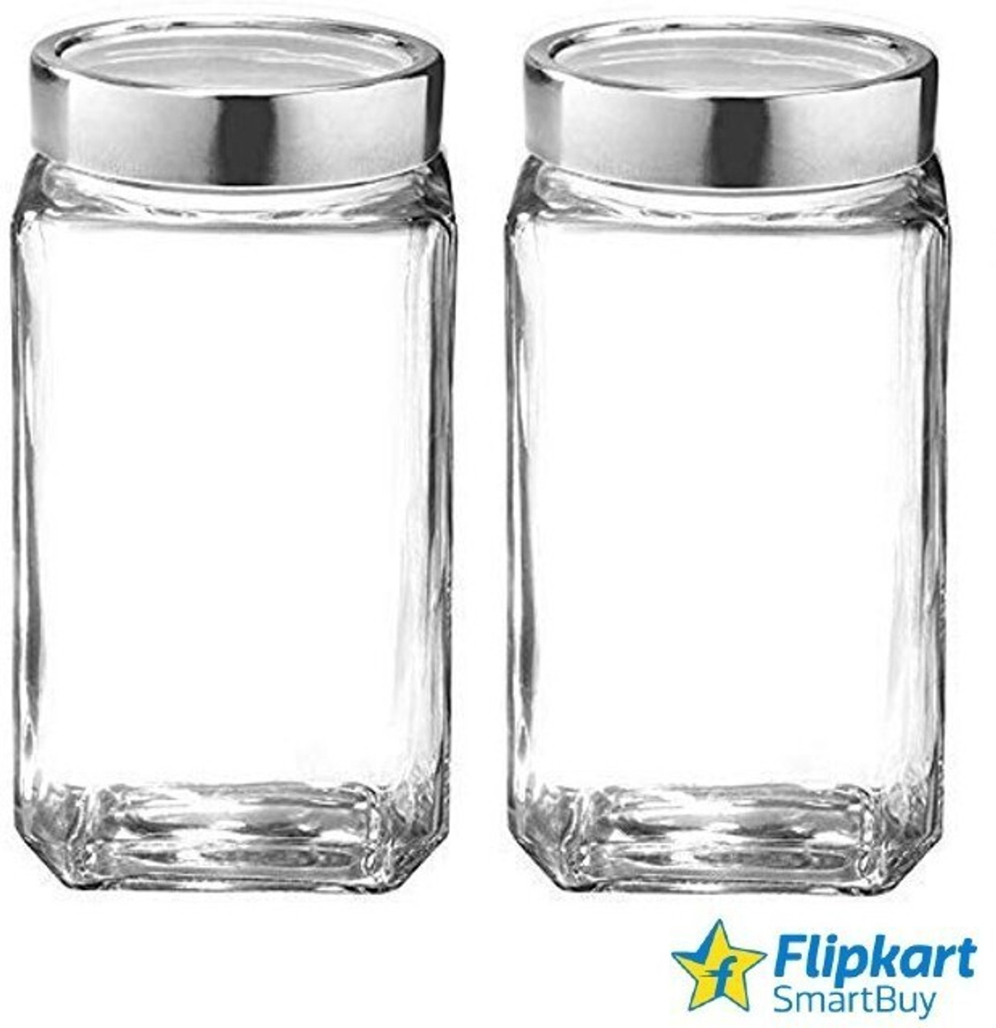 Image of Flipkart SmartBuy Glass Cookie Jar - 1000 ml