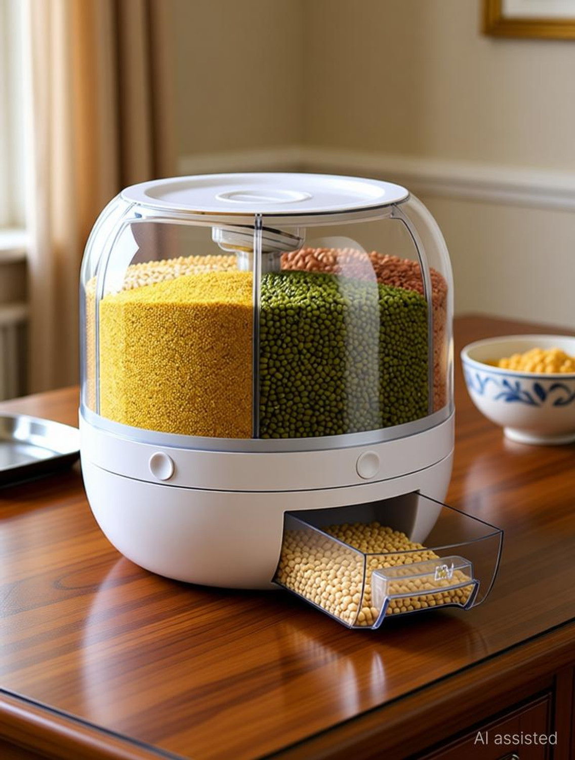 Image of Gionna Polypropylene Cereal Dispenser - 6 kg
