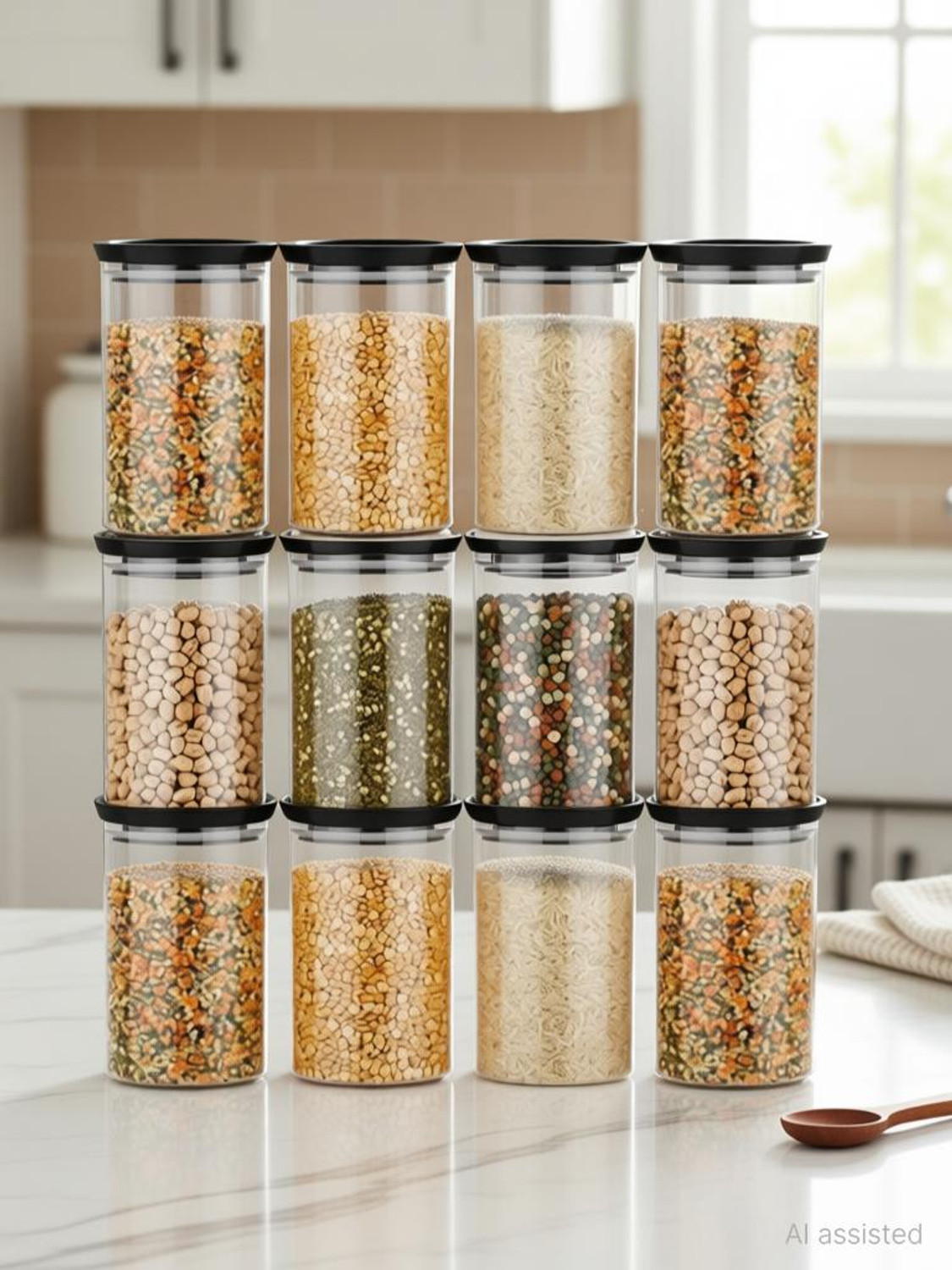 Image of NARIYA Plastic Grocery Container - 1000 ml