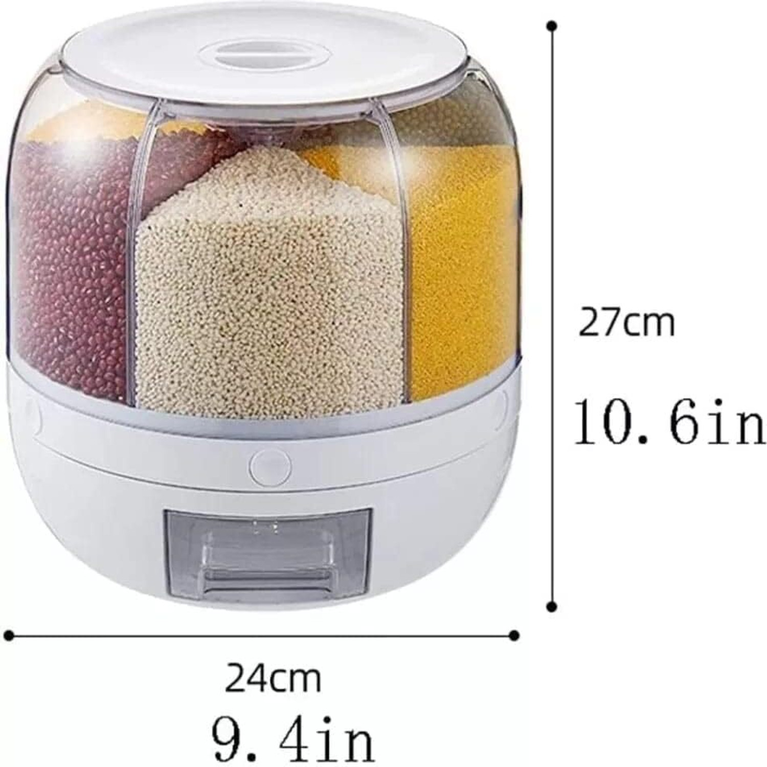 Image of MGKENTERPRISE Plastic Grocery Container - 6 kg