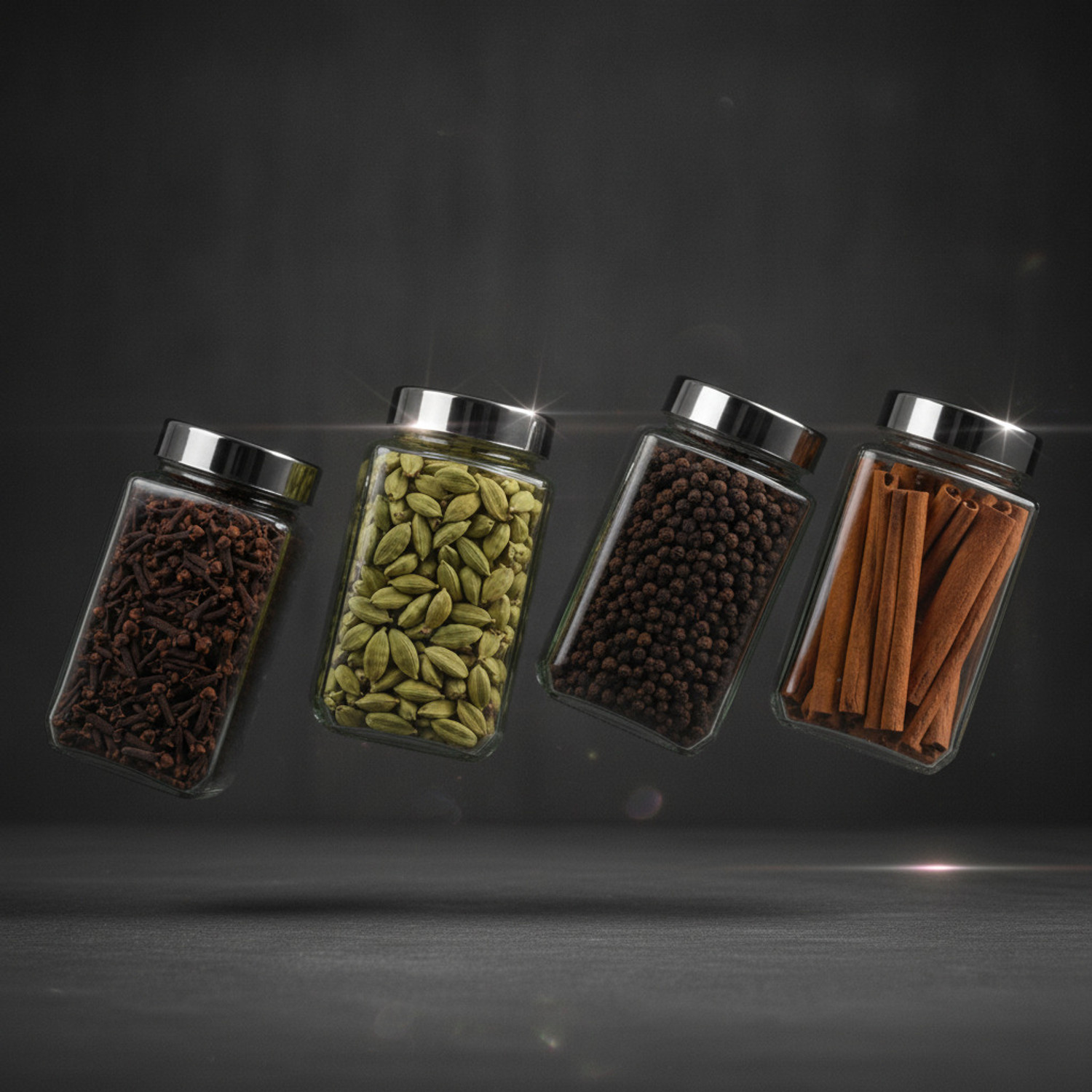 Image of KKO FASHION Glass Grocery Container - 1000 ml