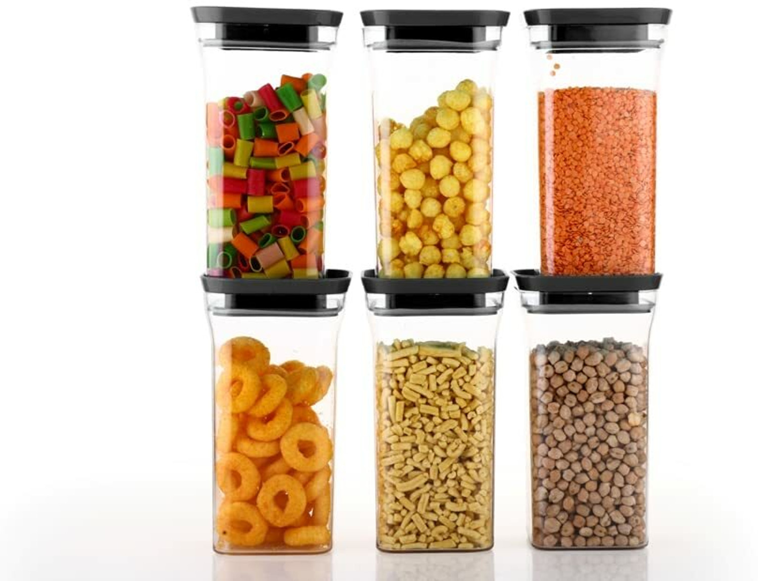 Image of Homemet Plastic Grocery Container - 1200 ml