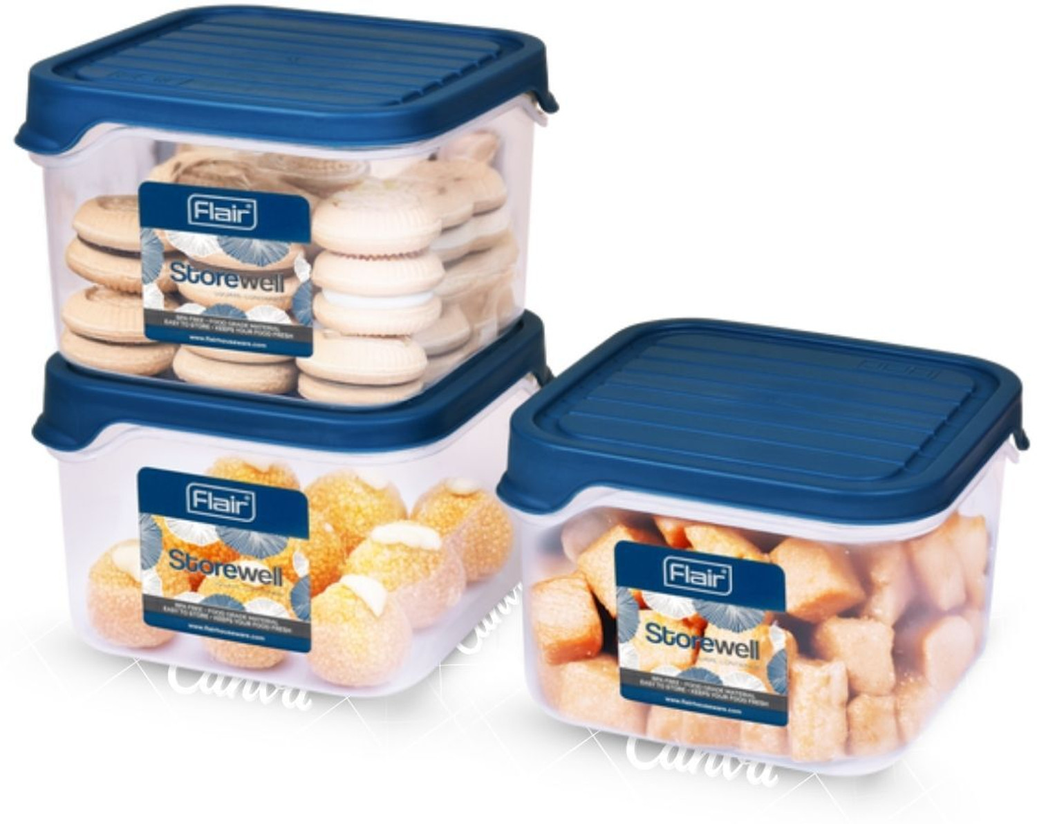 Image of FLAIR Plastic Grocery Container - 1.15 L