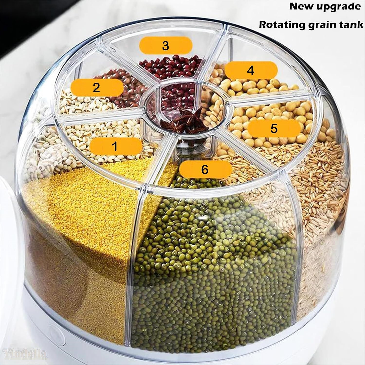 Image of Flipkart SmartBuy Plastic Grocery Container - 6 kg