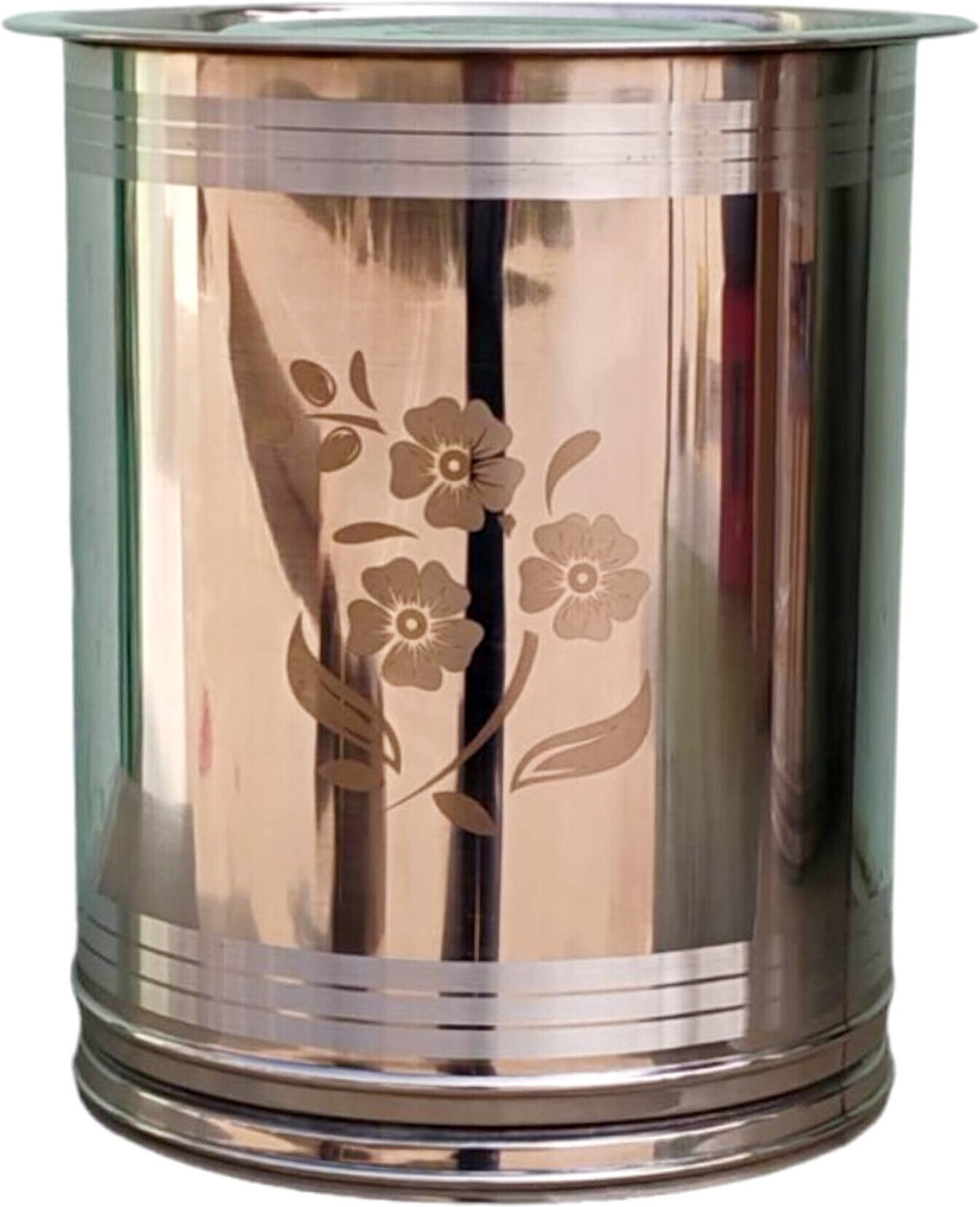 Image of Qality Stainless Steel Grocery Container - 26 L