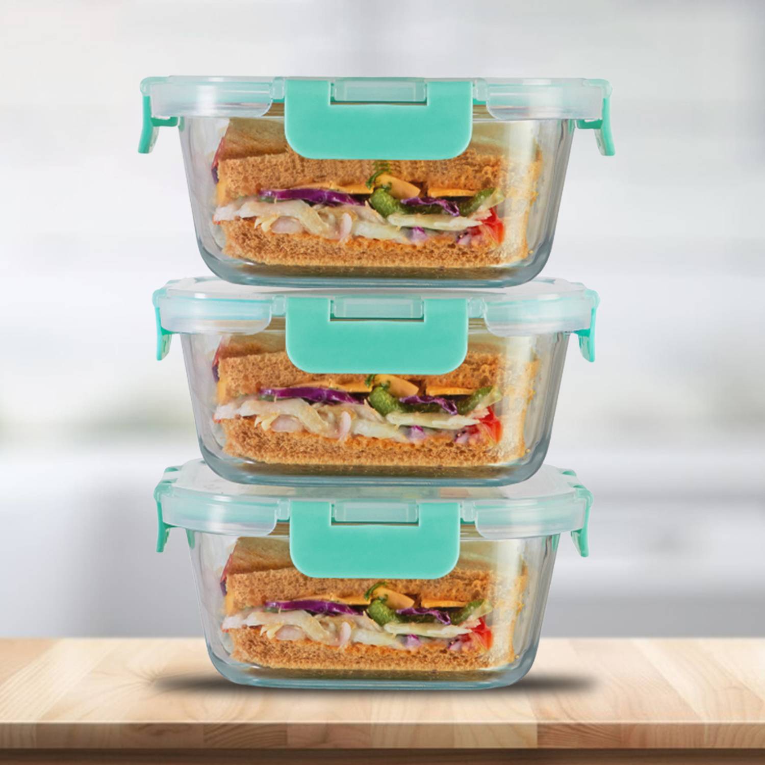 Allo Glass Fridge Container - 800 ml