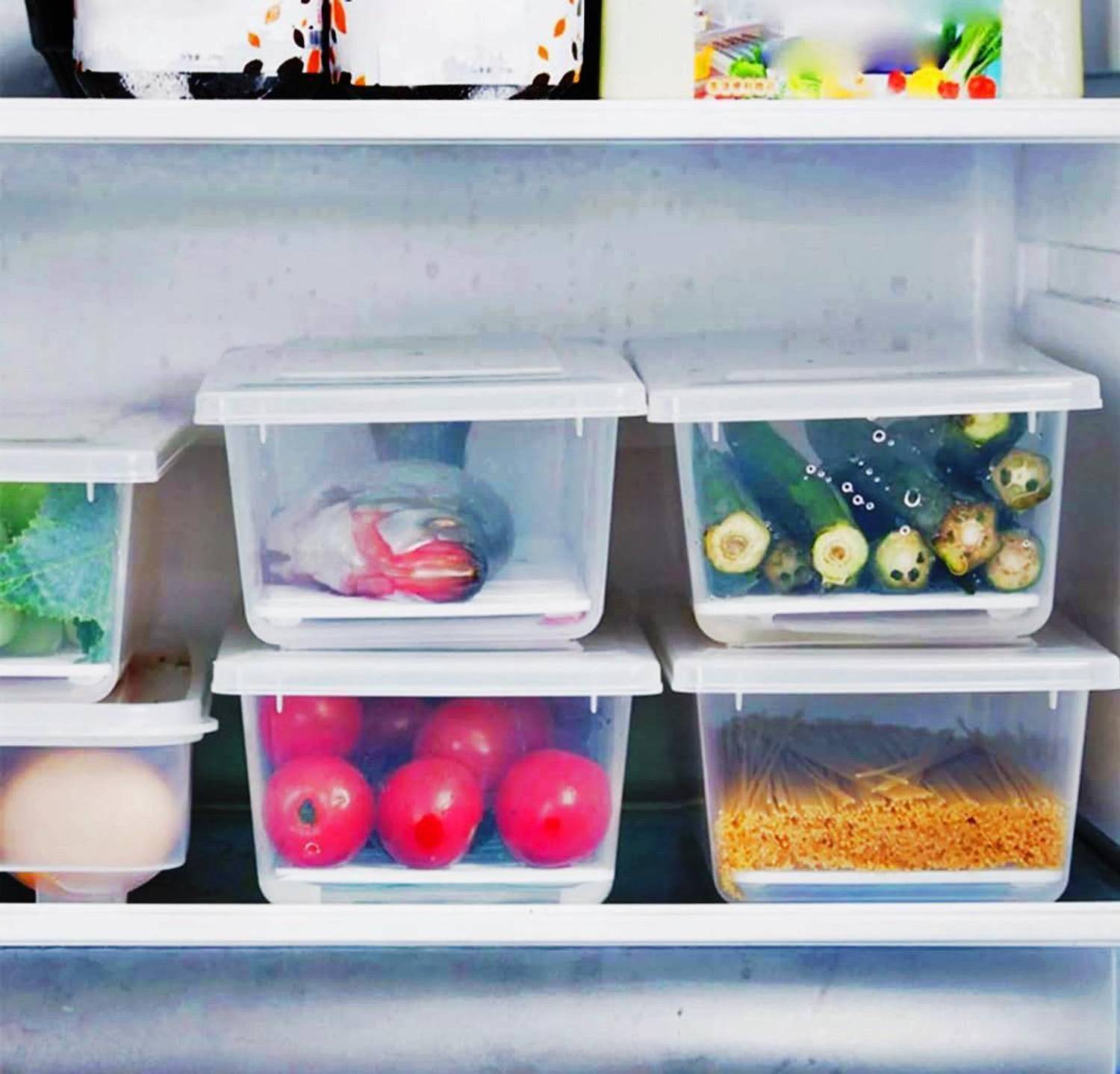 3D METRO SUPER STORE Plastic Fridge Container  - 1500 ml