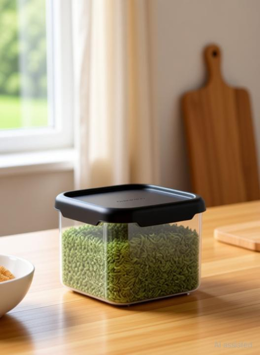 Image of FlatKitch Plastic Grocery Container - 500 ml