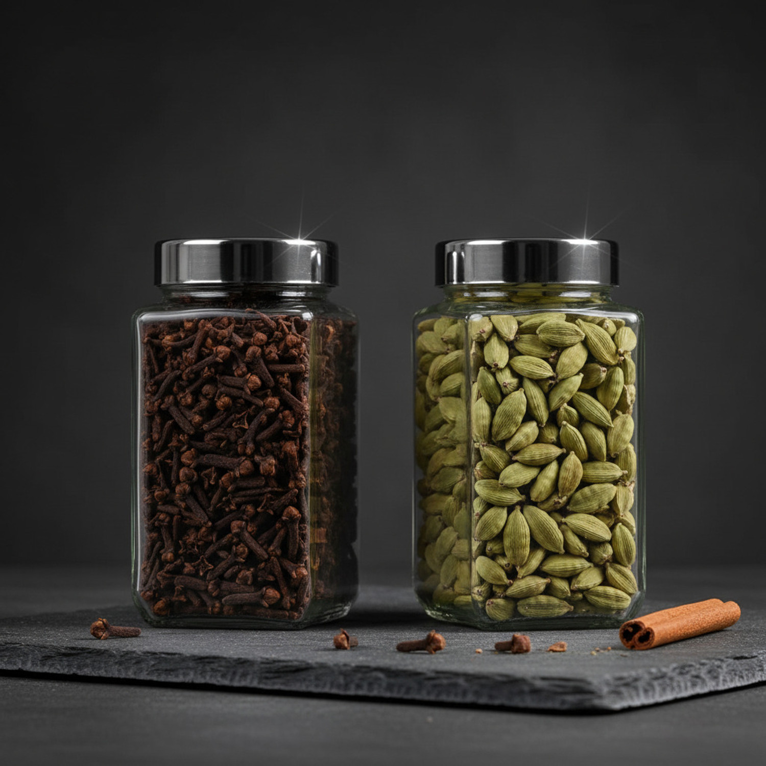 Image of KKO FASHION Glass Grocery Container - 1000 ml