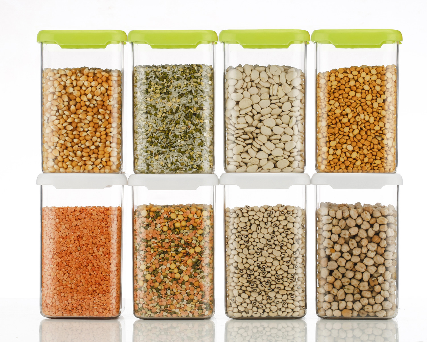 Image of Qtrix Plastic Grocery Container - 1100 ml
