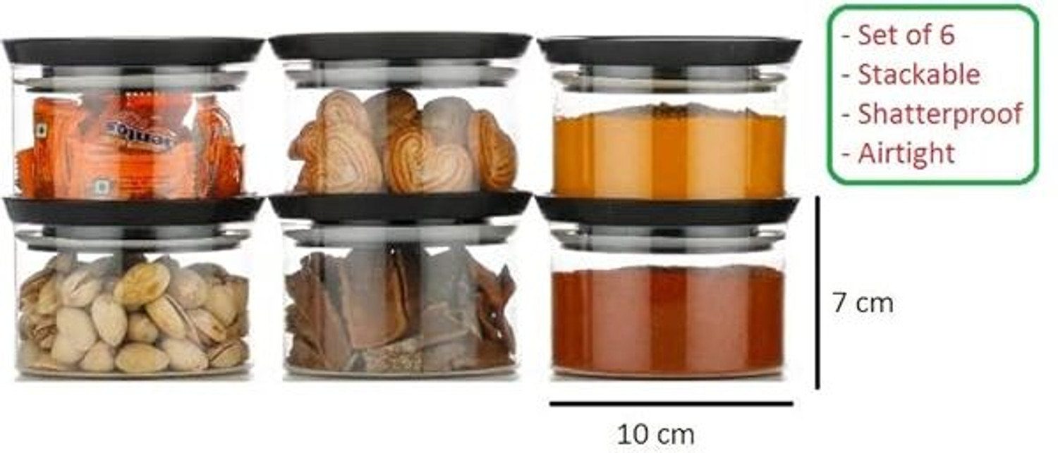 Image of Flipkart SmartBuy Plastic Grocery Container - 500 ml
