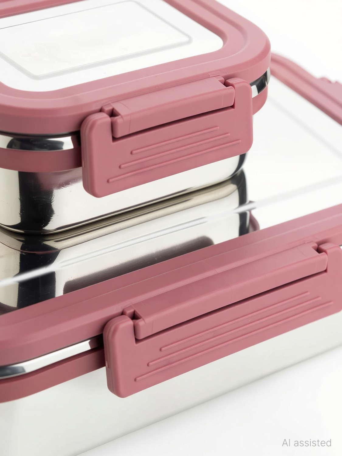 Image of 3D METRO SUPER STORE Stainless Steel Utility Container - 1000 ml