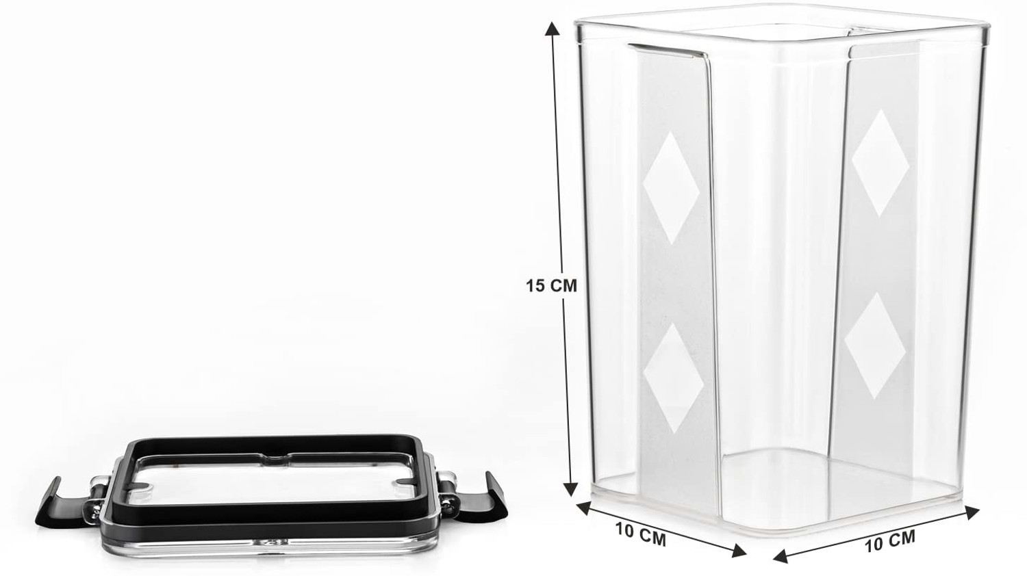 Image of ORVYNLIVING Plastic Grocery Container - 1200 ml