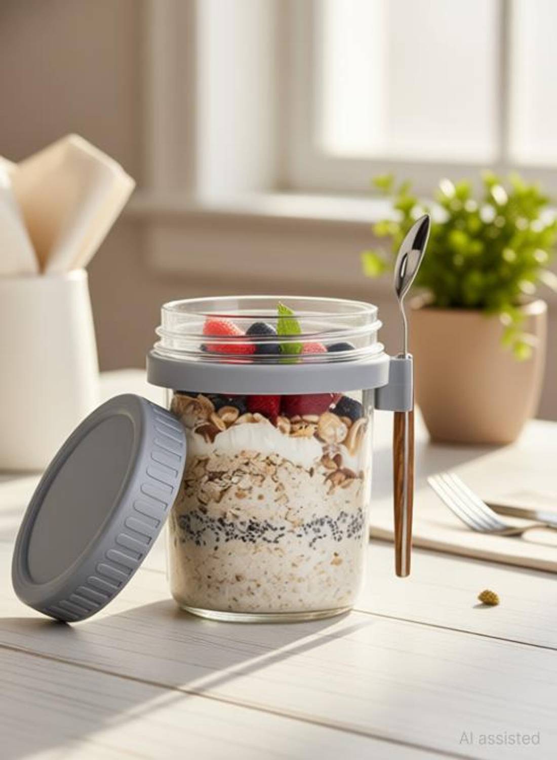 Adhunyk Glass Utility Container - 350 ml