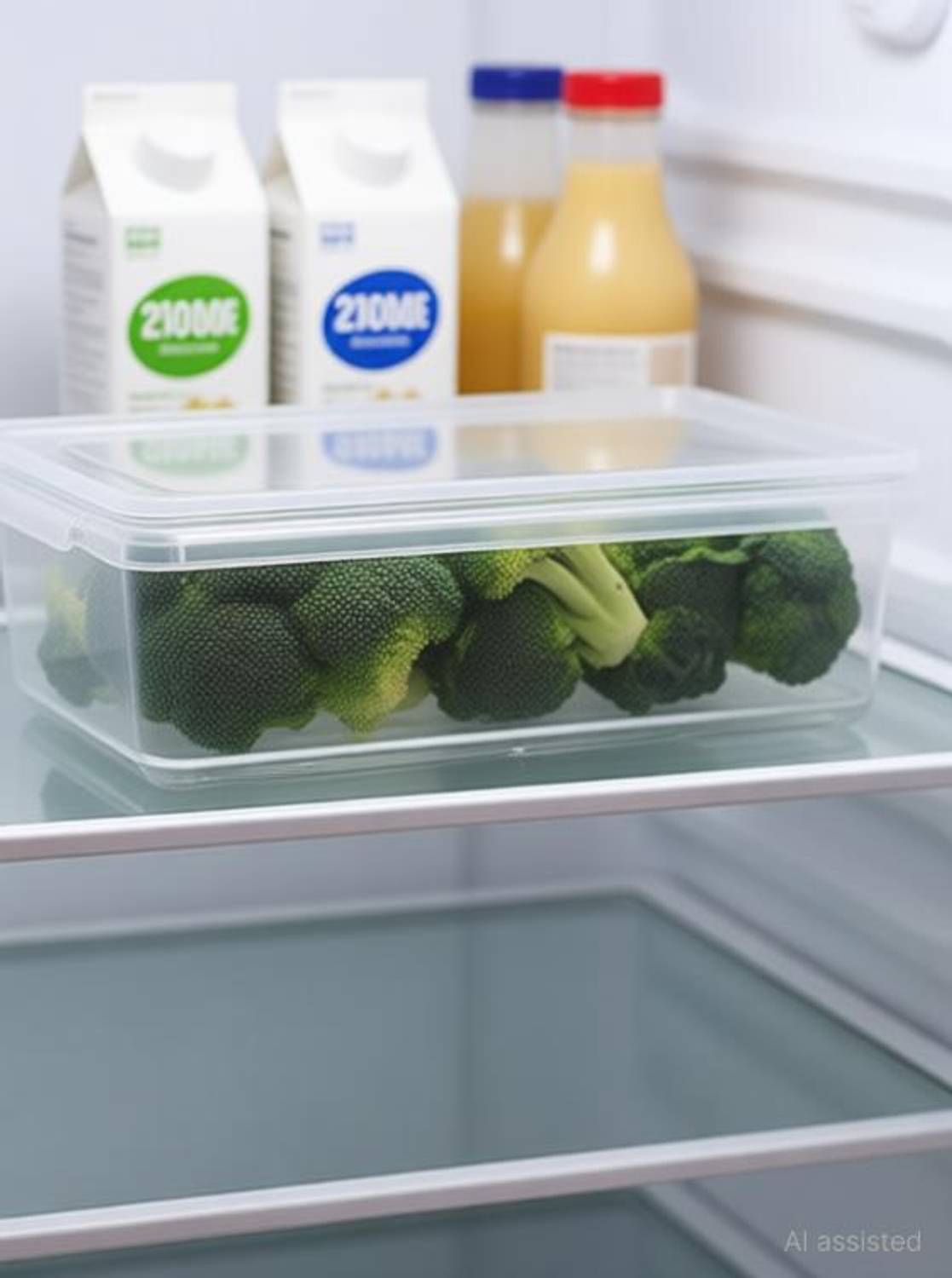 AK10ZONE Glass Fridge Container  - 1500 ml
