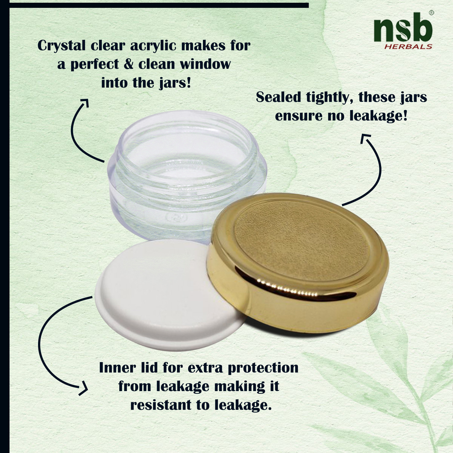 Image of nsb herbals Plastic Utility Container - 8 ml