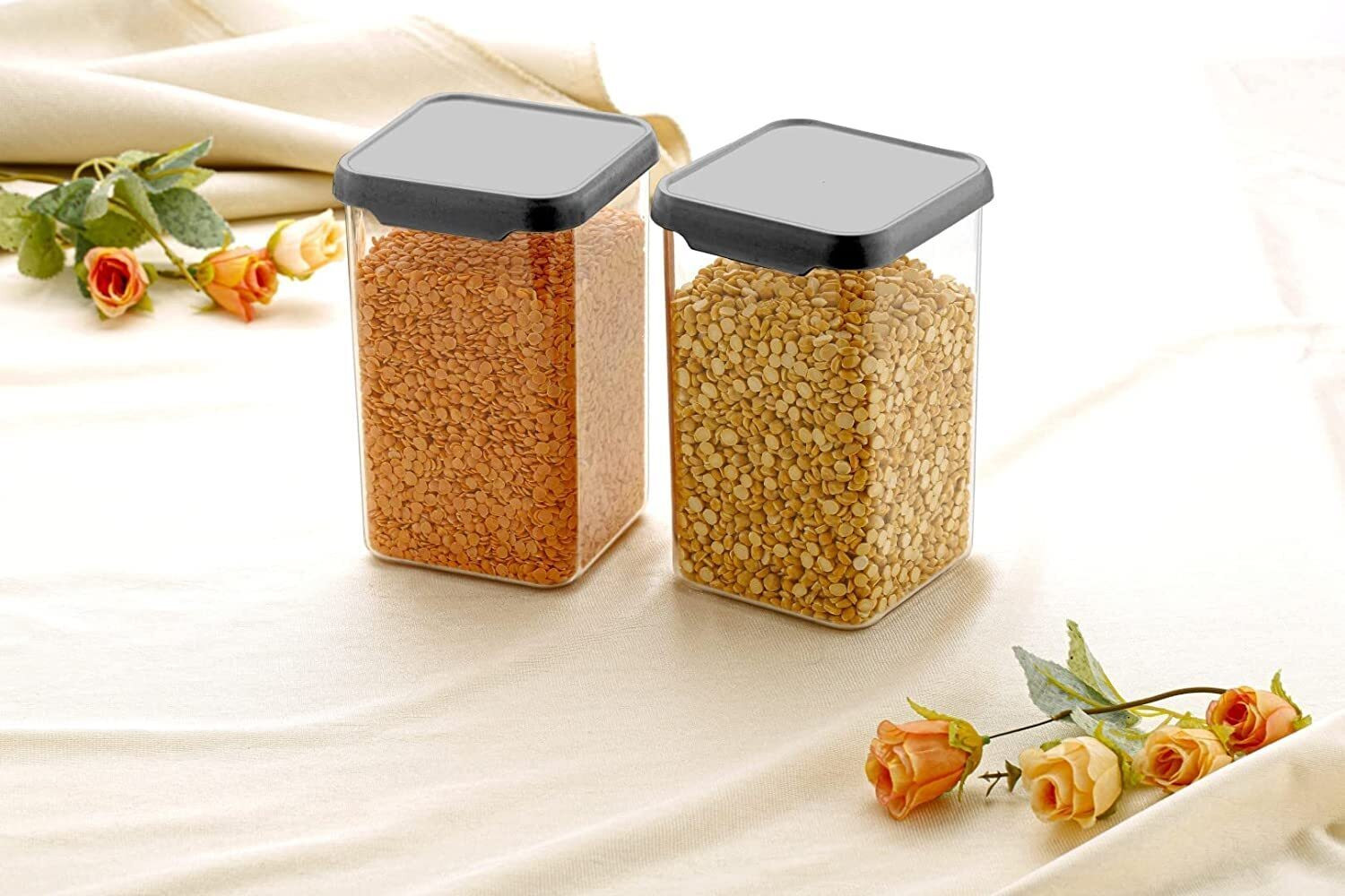 Image of Qtrix Plastic Grocery Container - 1100 ml