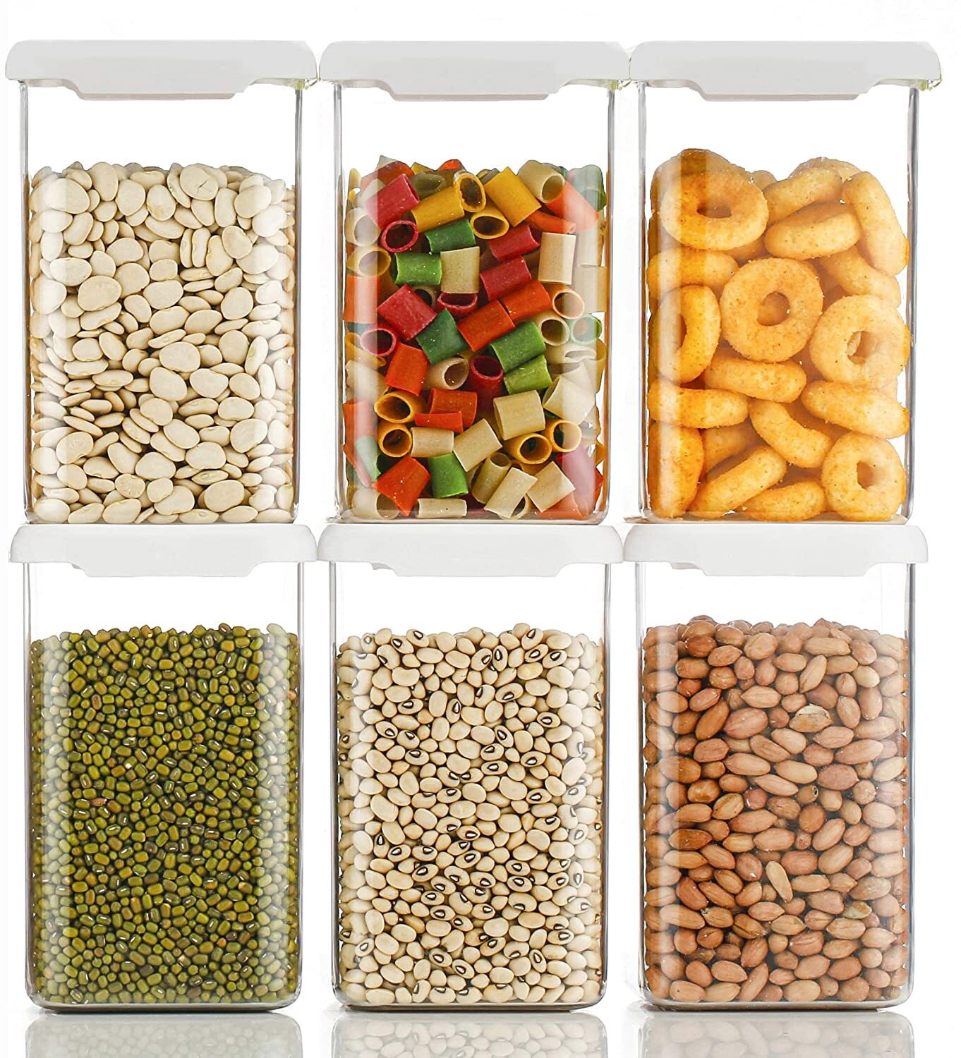 Image of Qtrix Plastic Grocery Container - 1100 ml