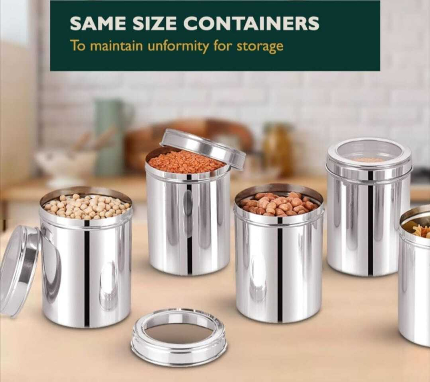 Image of STEEPLE Plastic Utility Container - 1000 ml, 1000 ml, 1000 ml, 1000 ml, 1000 ml, 1000 ml