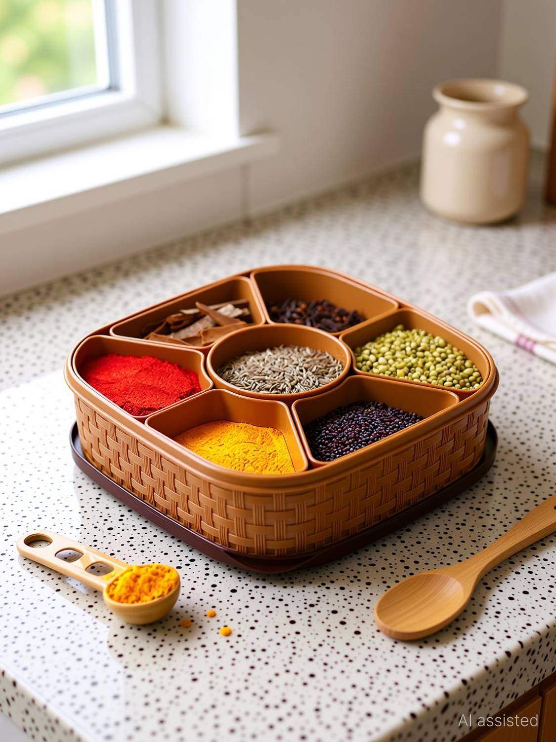 bhawani Plastic Grocery Container - 1 L