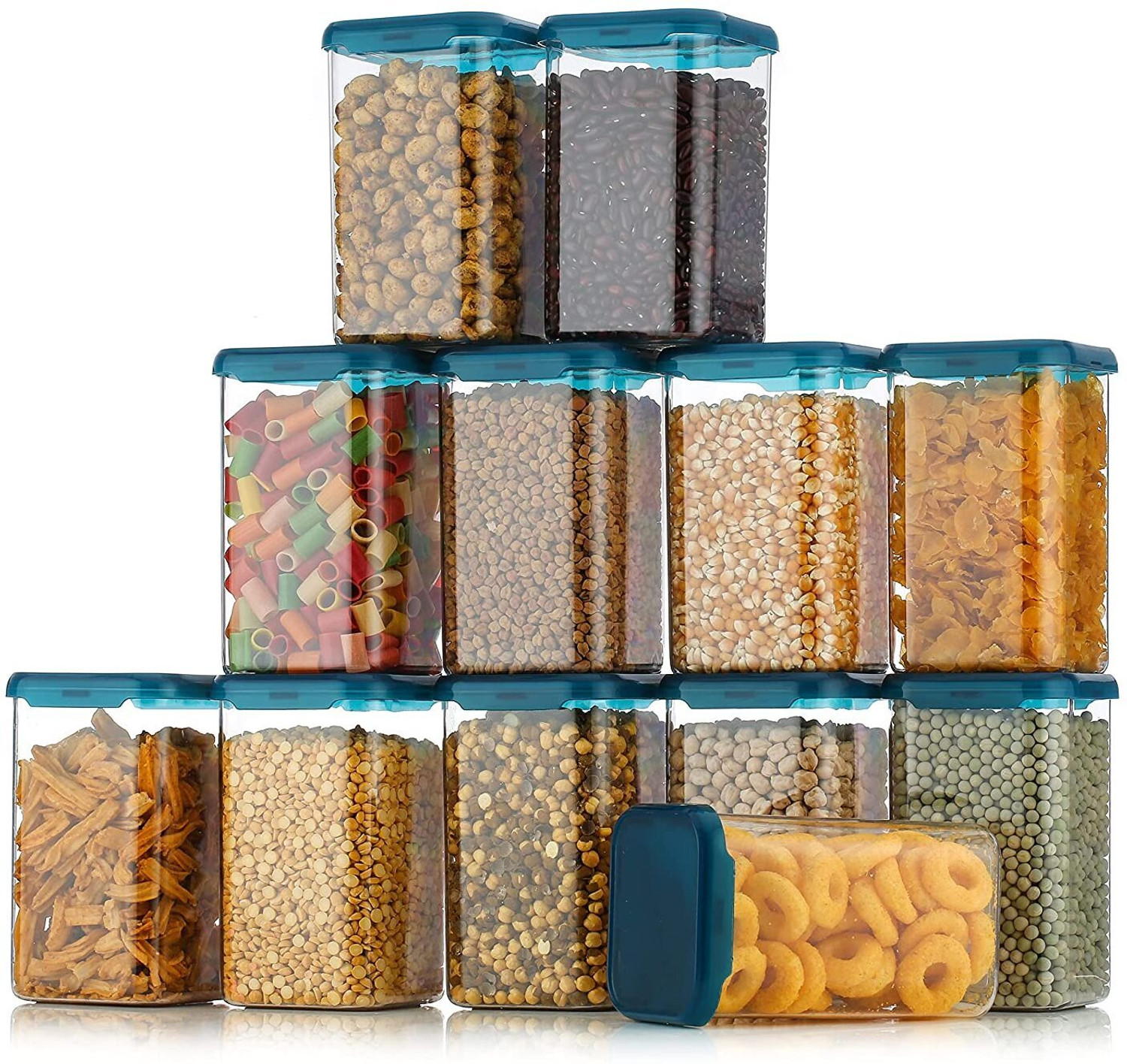 Image of Qtrix Plastic Grocery Container - 1100 ml