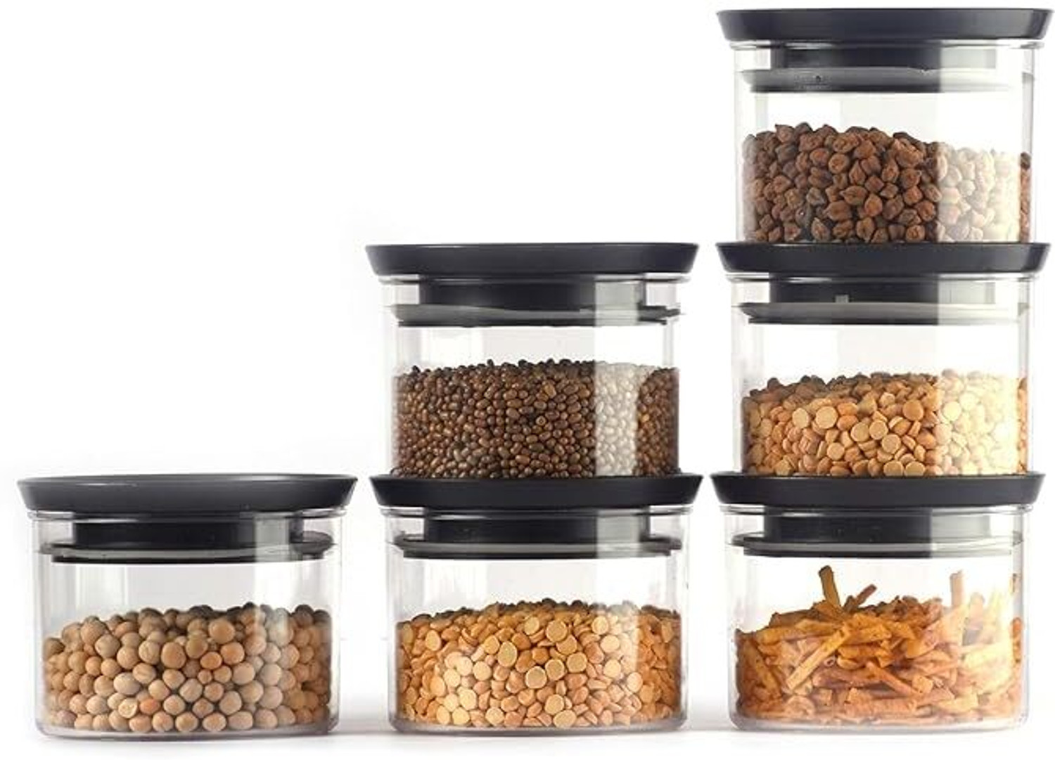 Image of Flipkart SmartBuy Plastic Grocery Container - 500 ml
